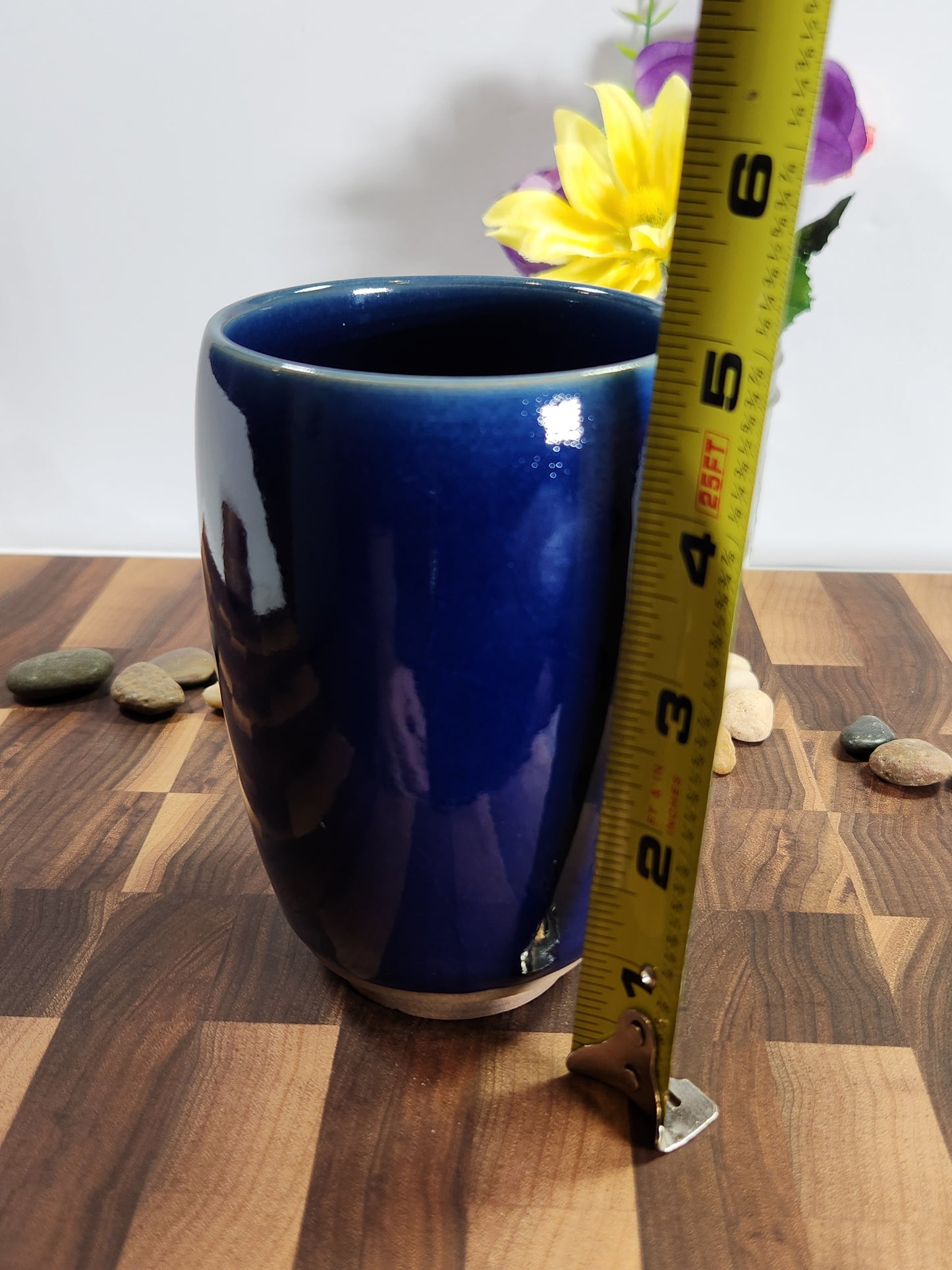 Deep Cobalt Blue Cola Cup