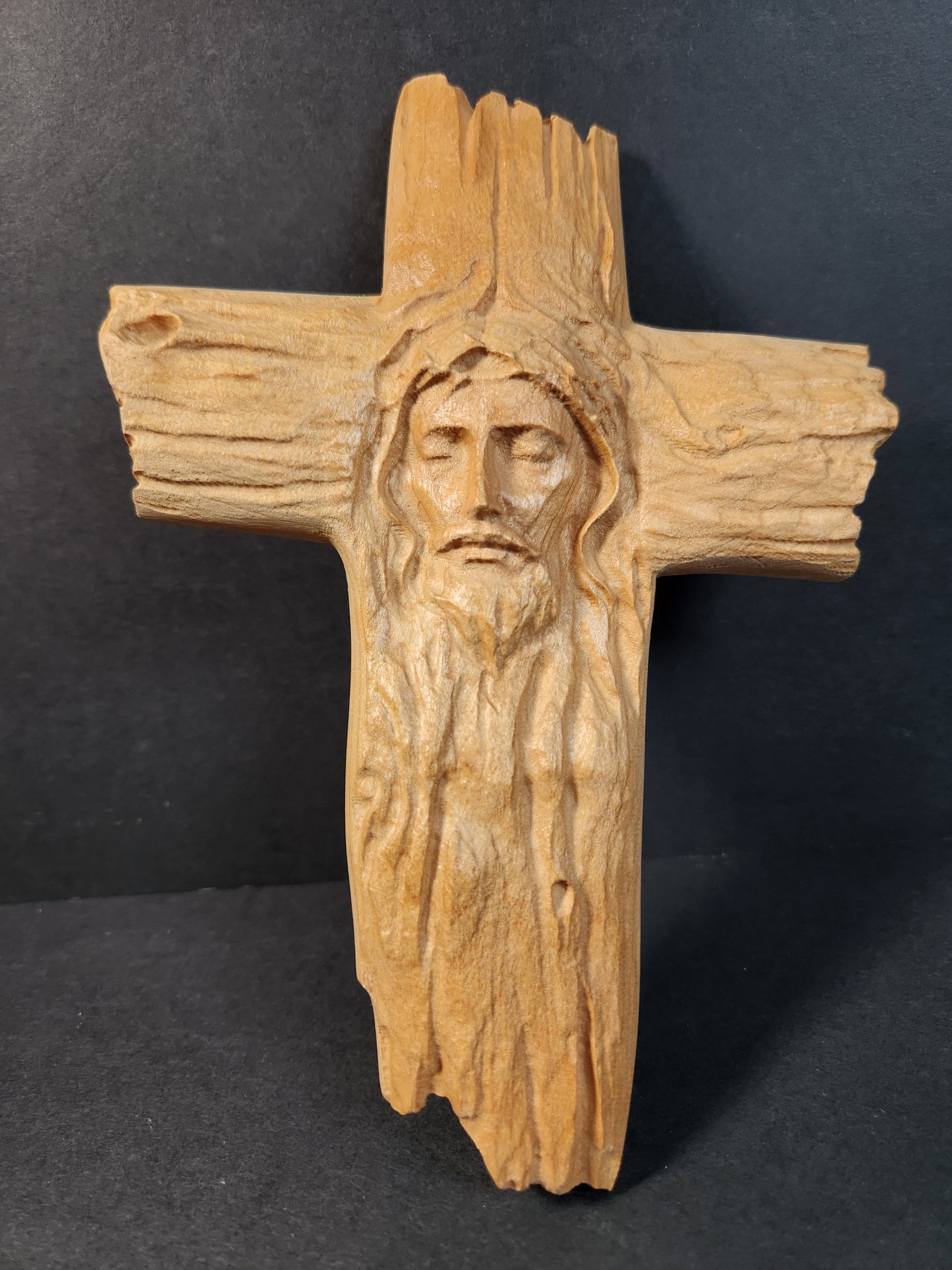 Rustic Wood Cross, Handcrafted, Cherry Veteran Made, American Pride (Copy)