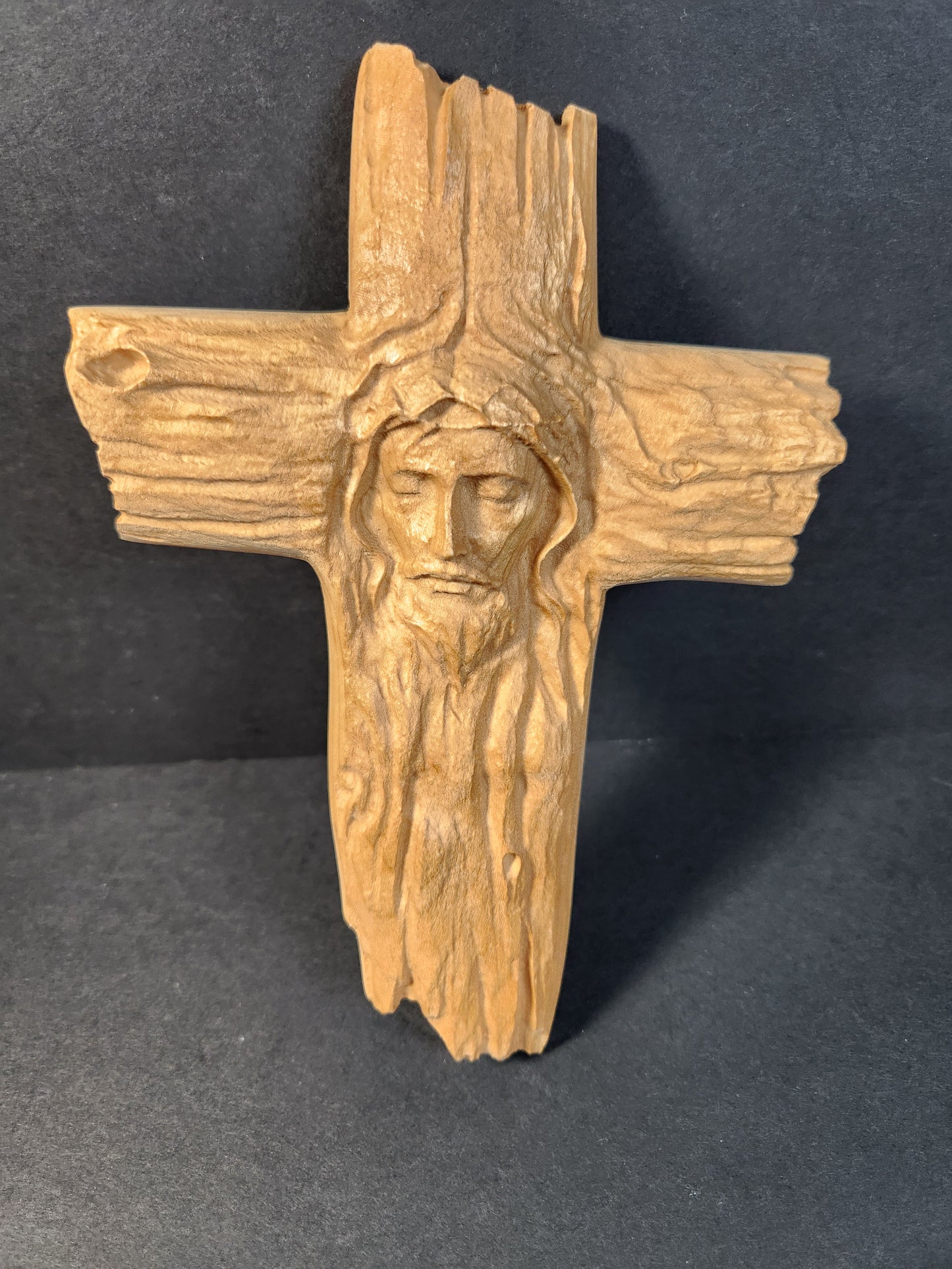 Rustic Wood Cross, Handcrafted, Cherry Veteran Made, American Pride (Copy)