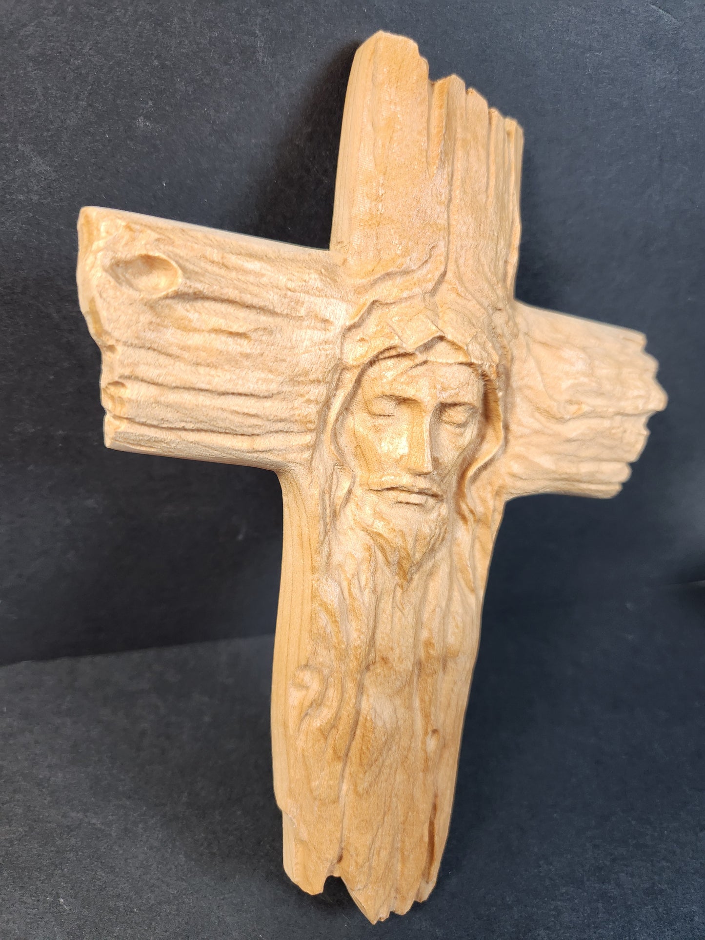 Rustic Wood Cross, Handcrafted, Cherry Veteran Made, American Pride (Copy)