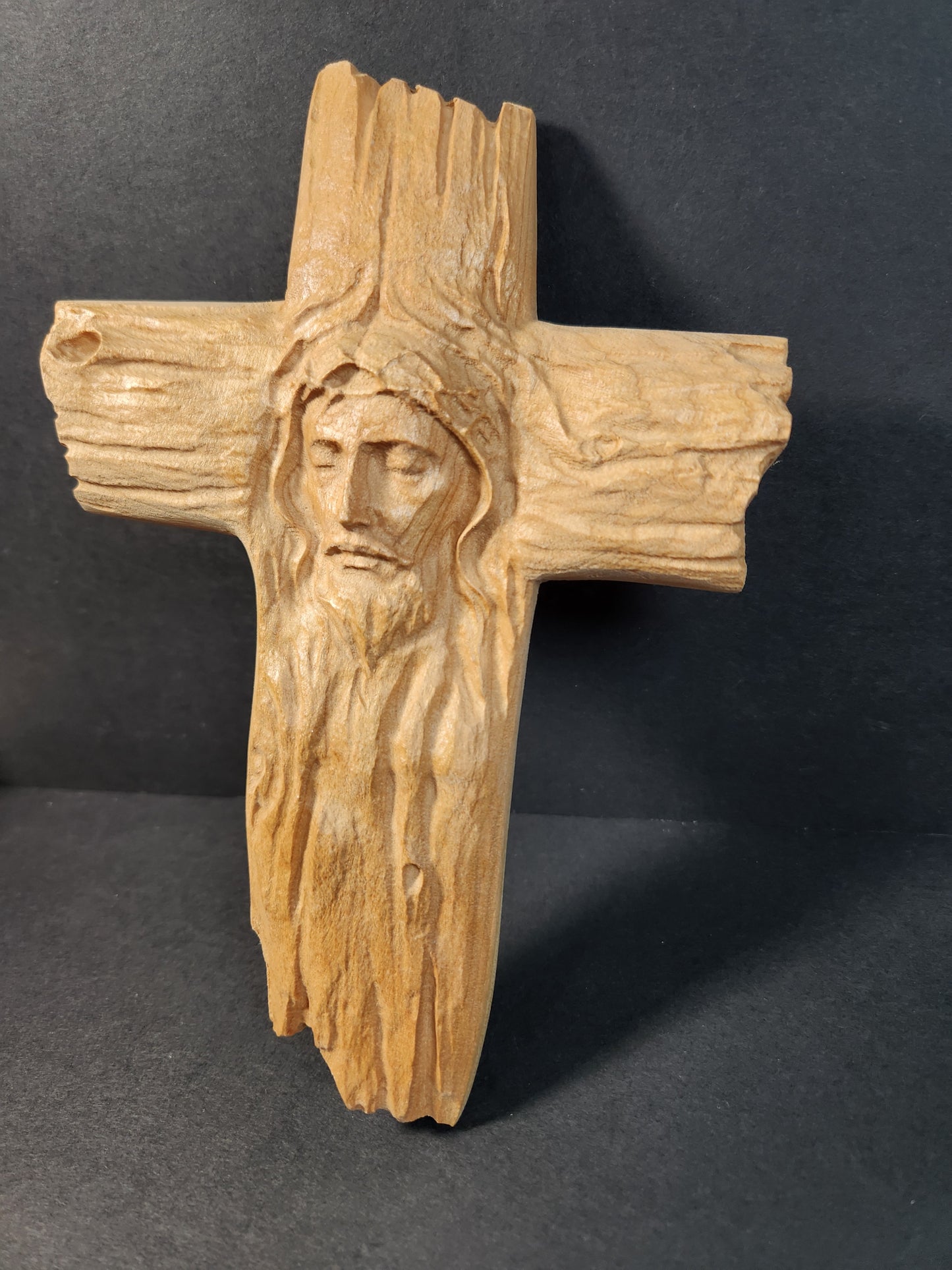 Rustic Wood Cross, Handcrafted, Cherry Veteran Made, American Pride (Copy)