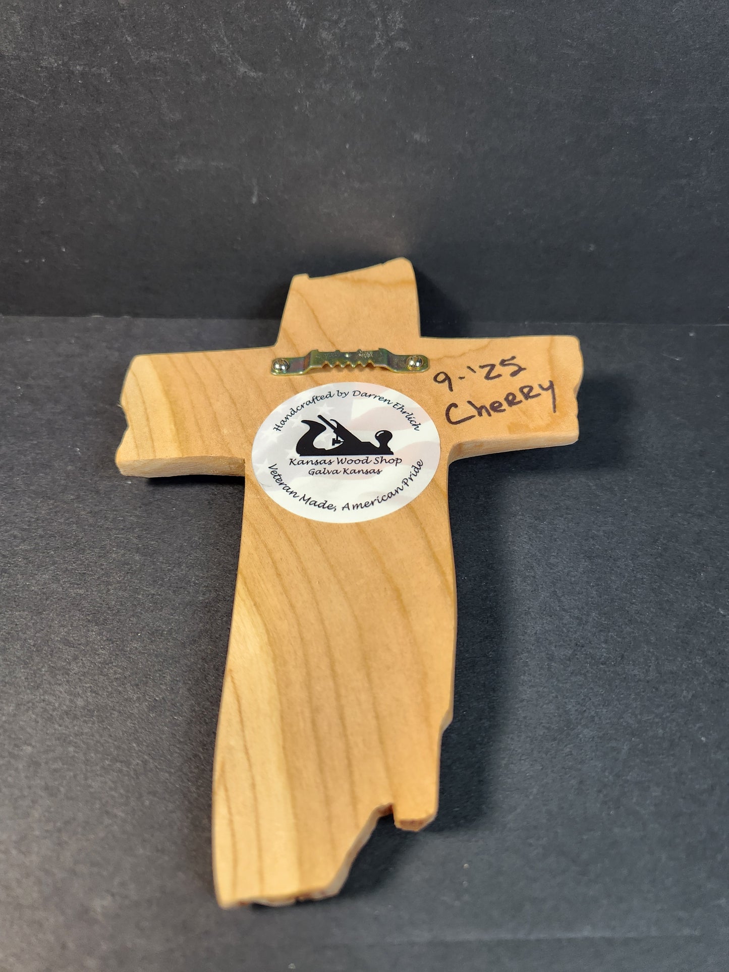 Rustic Wood Cross, Handcrafted, Cherry Veteran Made, American Pride (Copy)