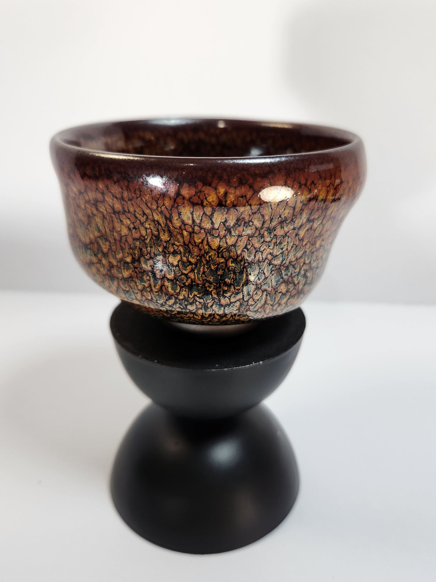 Partridge Feather "Sleeping Dragon" Jian Zhan Tea Cup