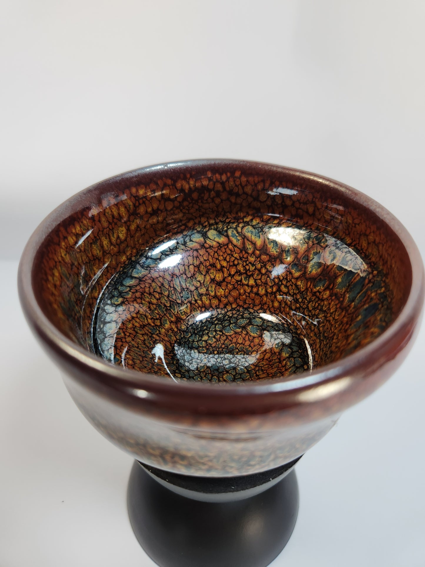 Partridge Feather "Sleeping Dragon" Jian Zhan Tea Cup