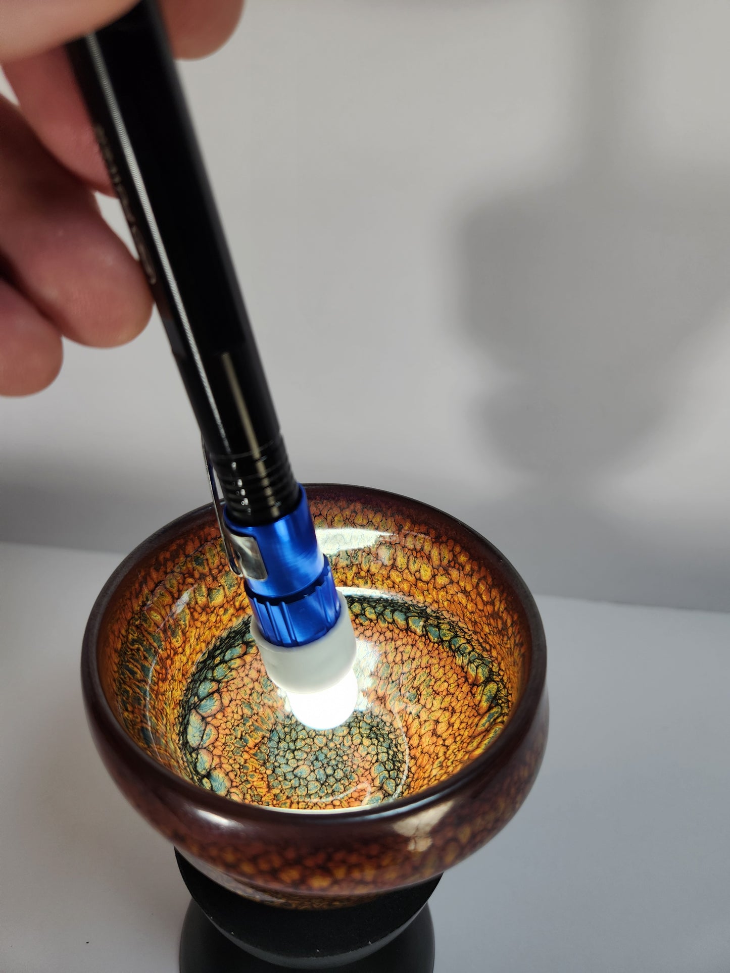 Partridge Feather "Sleeping Dragon" Jian Zhan Tea Cup