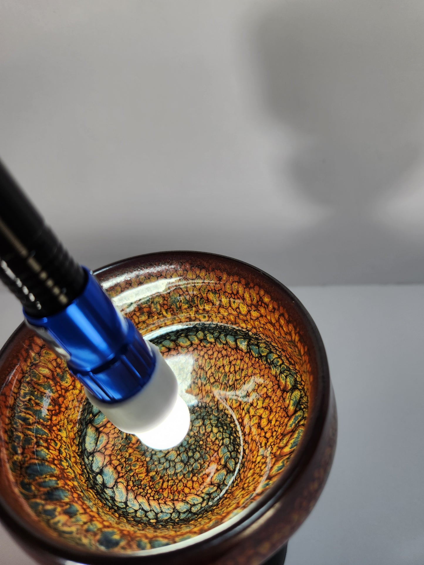 Partridge Feather "Sleeping Dragon" Jian Zhan Tea Cup