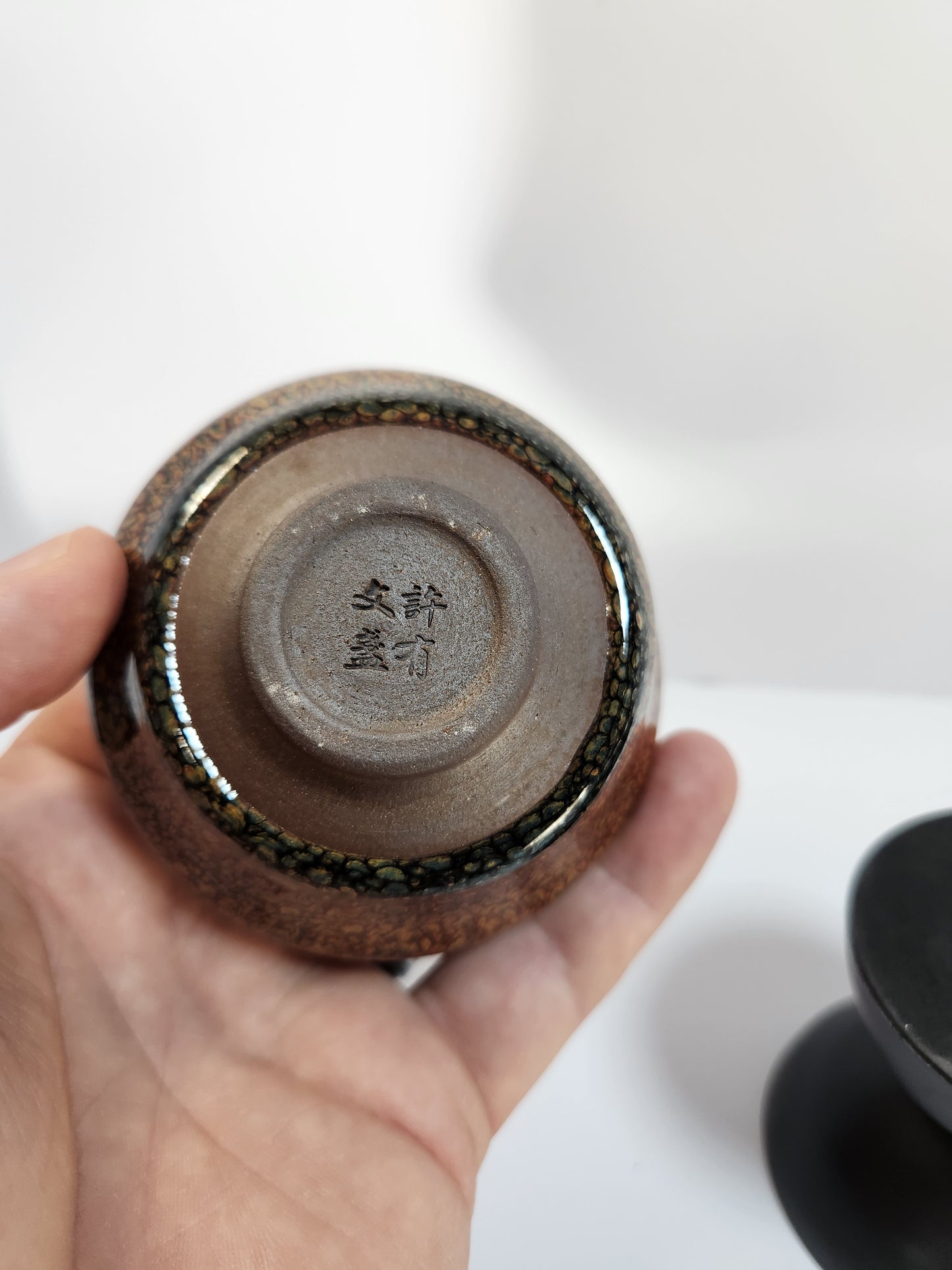 Partridge Feather "Sleeping Dragon" Jian Zhan Tea Cup