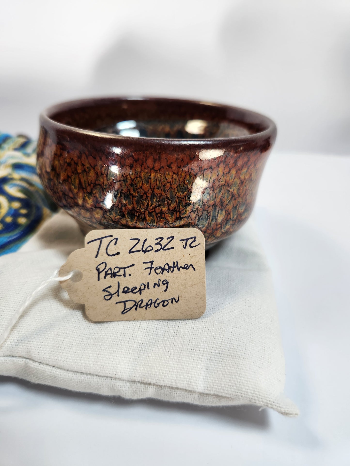 Partridge Feather "Sleeping Dragon" Jian Zhan Tea Cup
