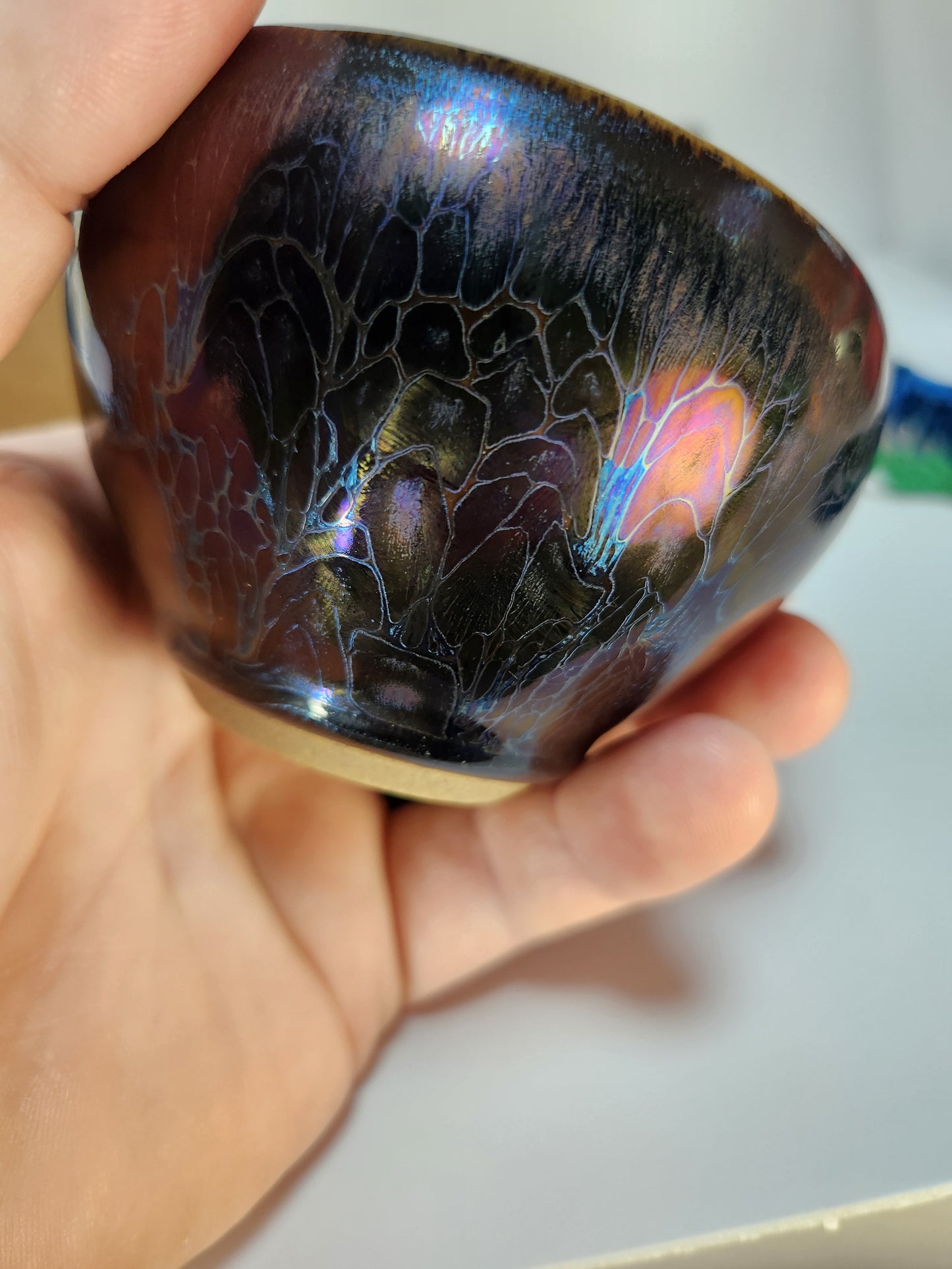 Purple Vein Sleeping Dragon Jian Zhan Tea Cup Master Chen Yun Fei
