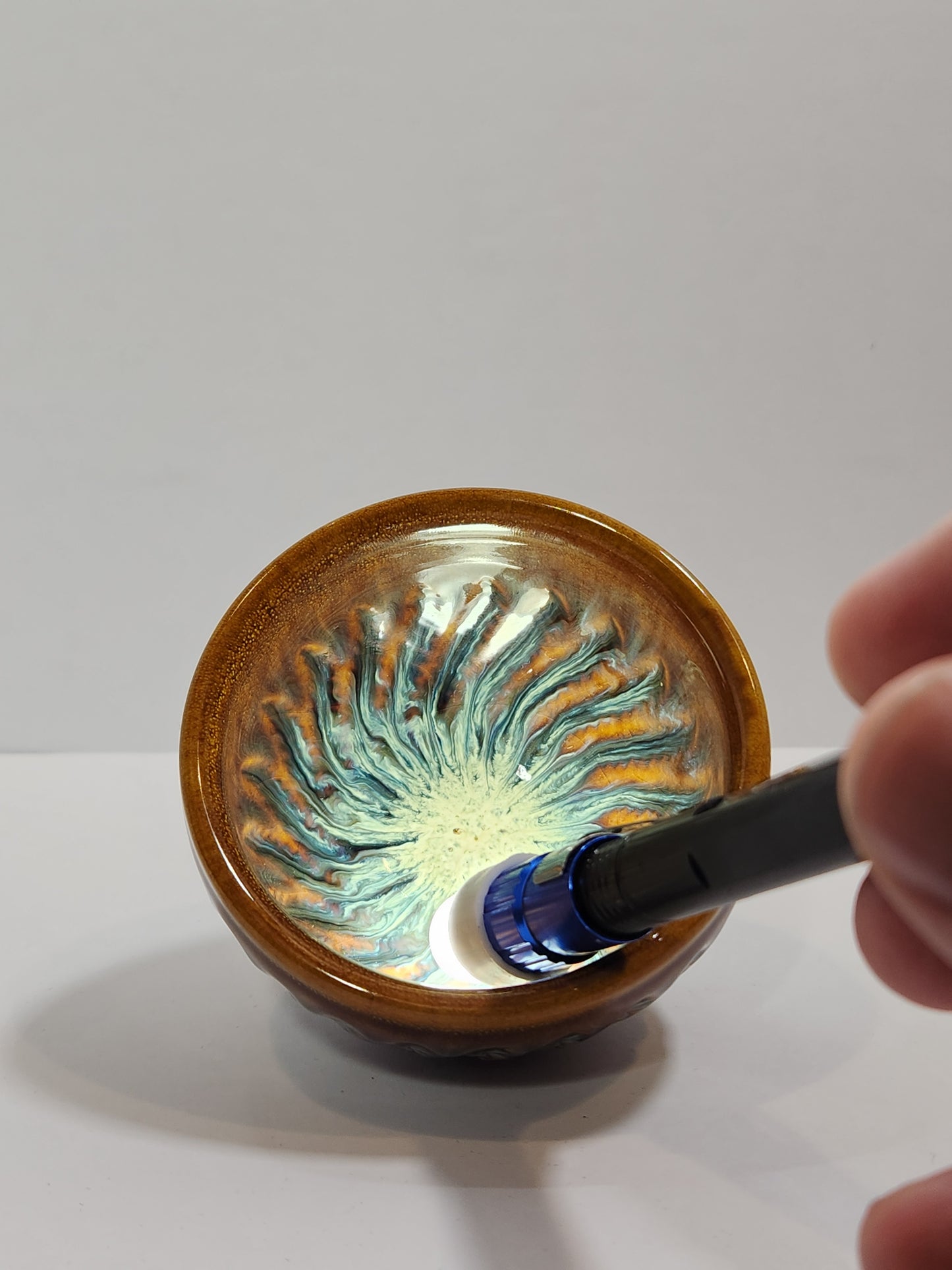 Jumping Daggar Jian Zhan Tea Cup Vibrant colors!