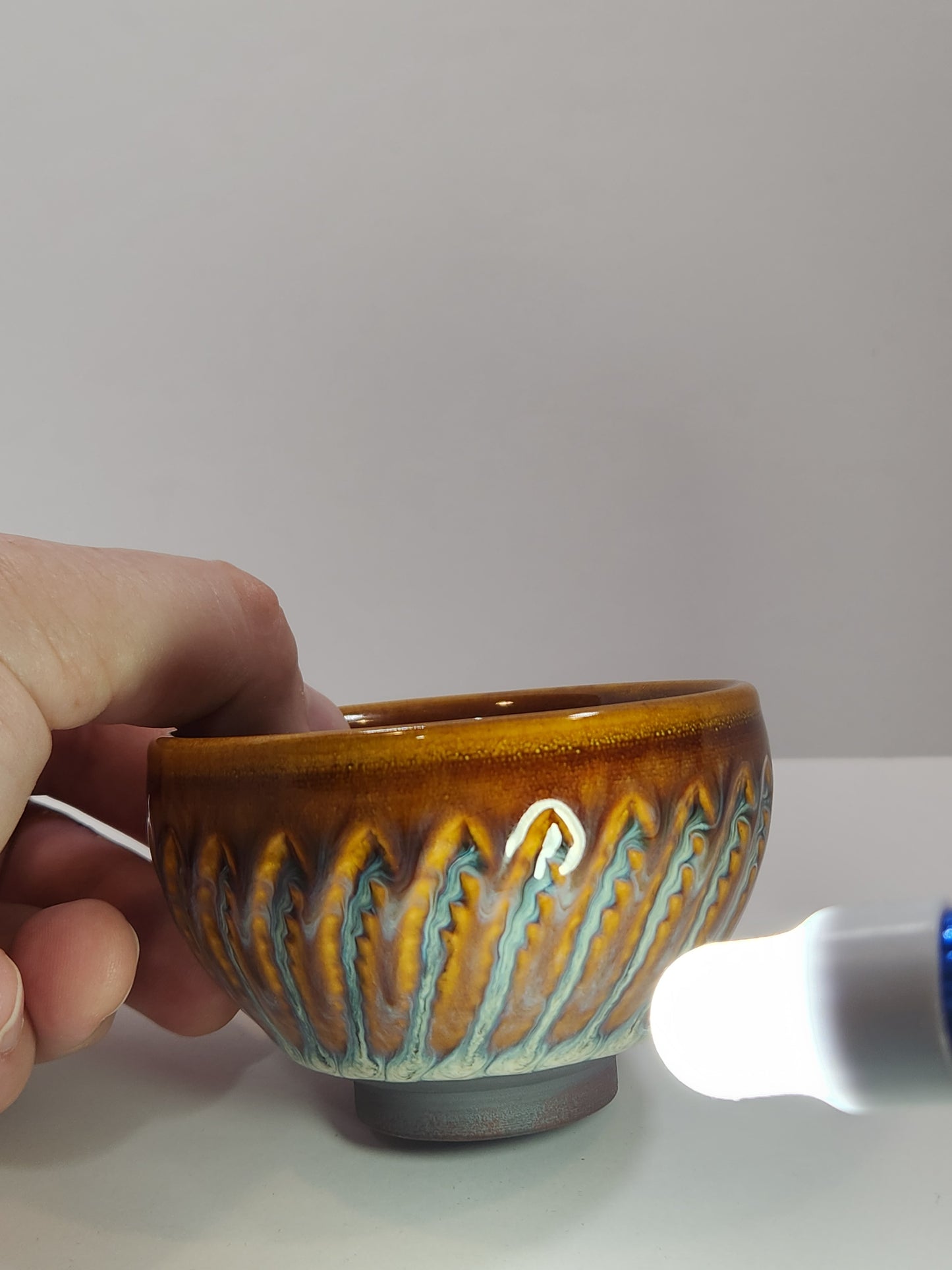Jumping Daggar Jian Zhan Tea Cup Vibrant colors!