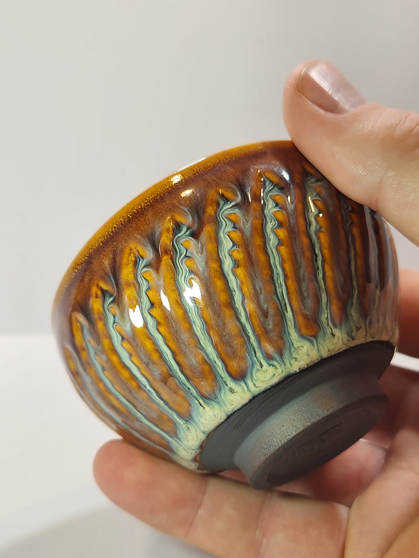 Jumping Daggar Jian Zhan Tea Cup Vibrant colors!