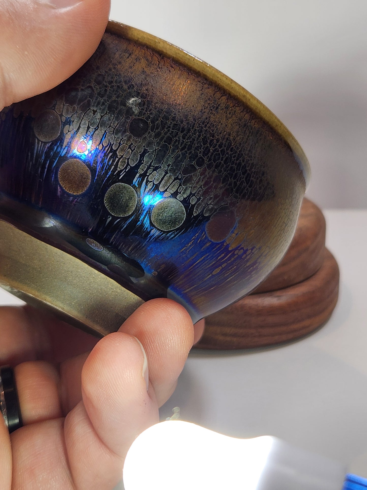 Purple Oil Drop Jian Zhan Tea Cup Large General Buckle-Mouth
