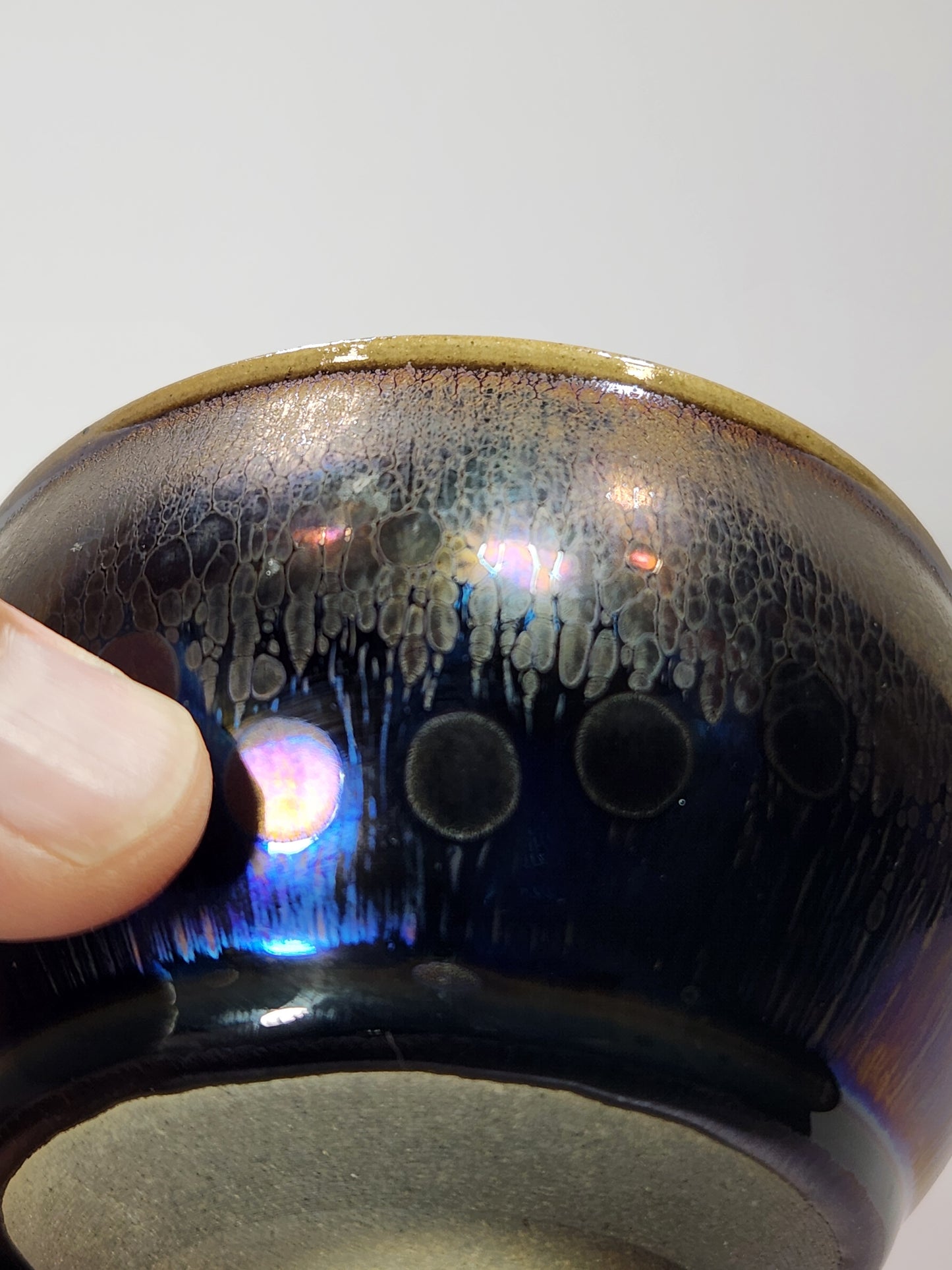 Purple Oil Drop Jian Zhan Tea Cup Large General Buckle-Mouth