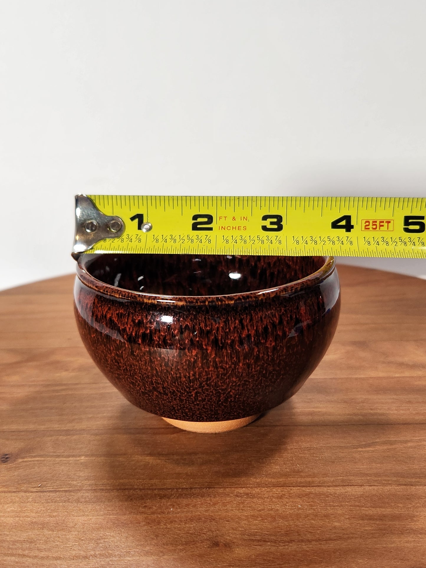 Copper Red and Burnt Orange Jian Zhan Tea Cup General Buckle-Mouth