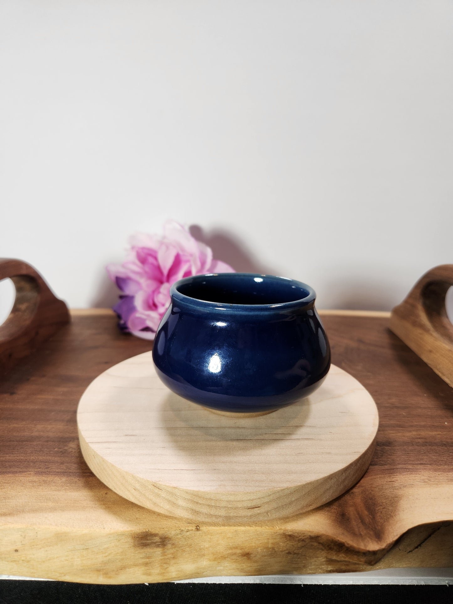 Cobalt Blue Budha Belly Jian Zhan Tea Cup