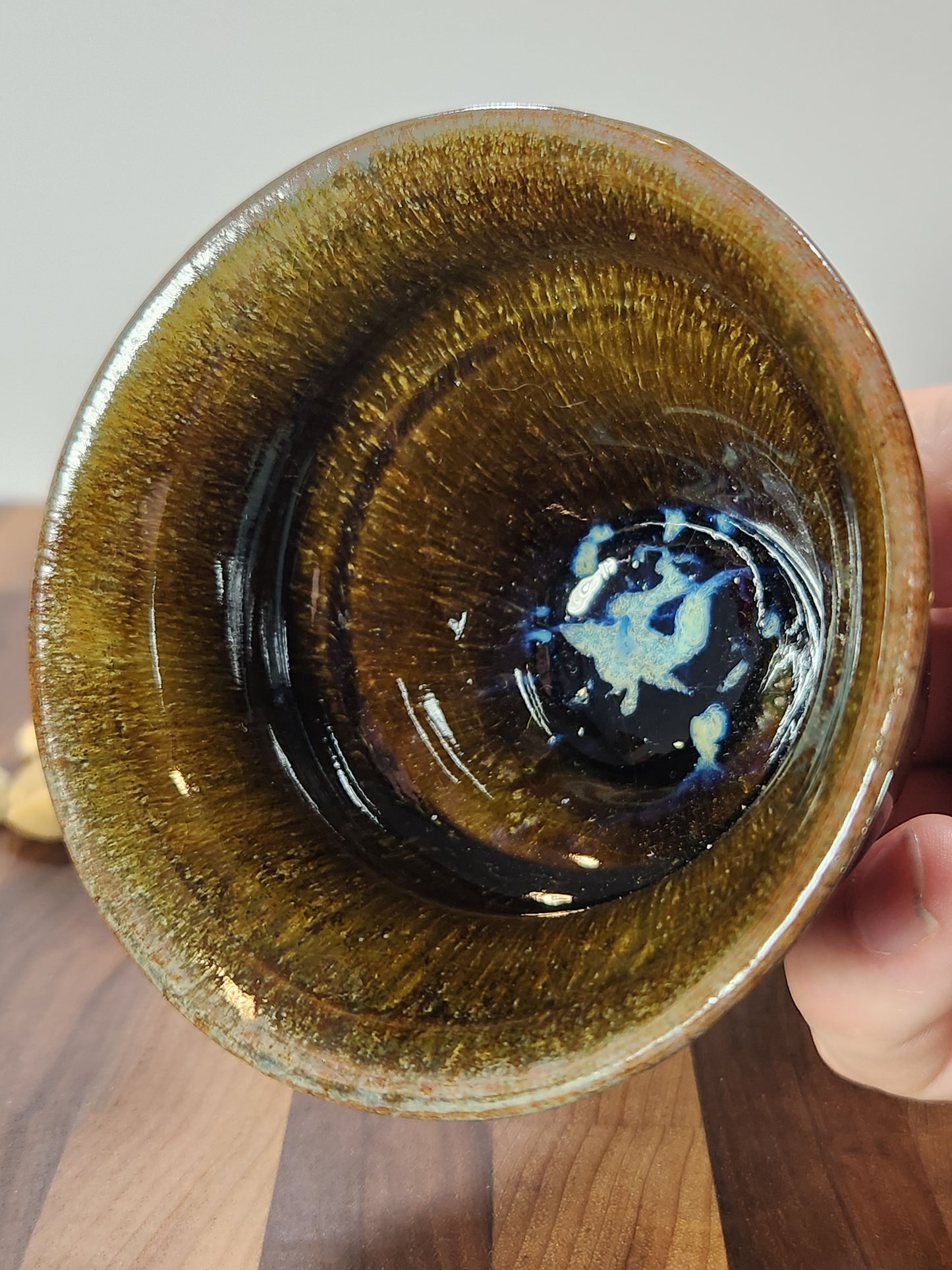 Sleeping Dragon Master Cup with Blue Phoenix Formation Jian Zhan Tea Cup