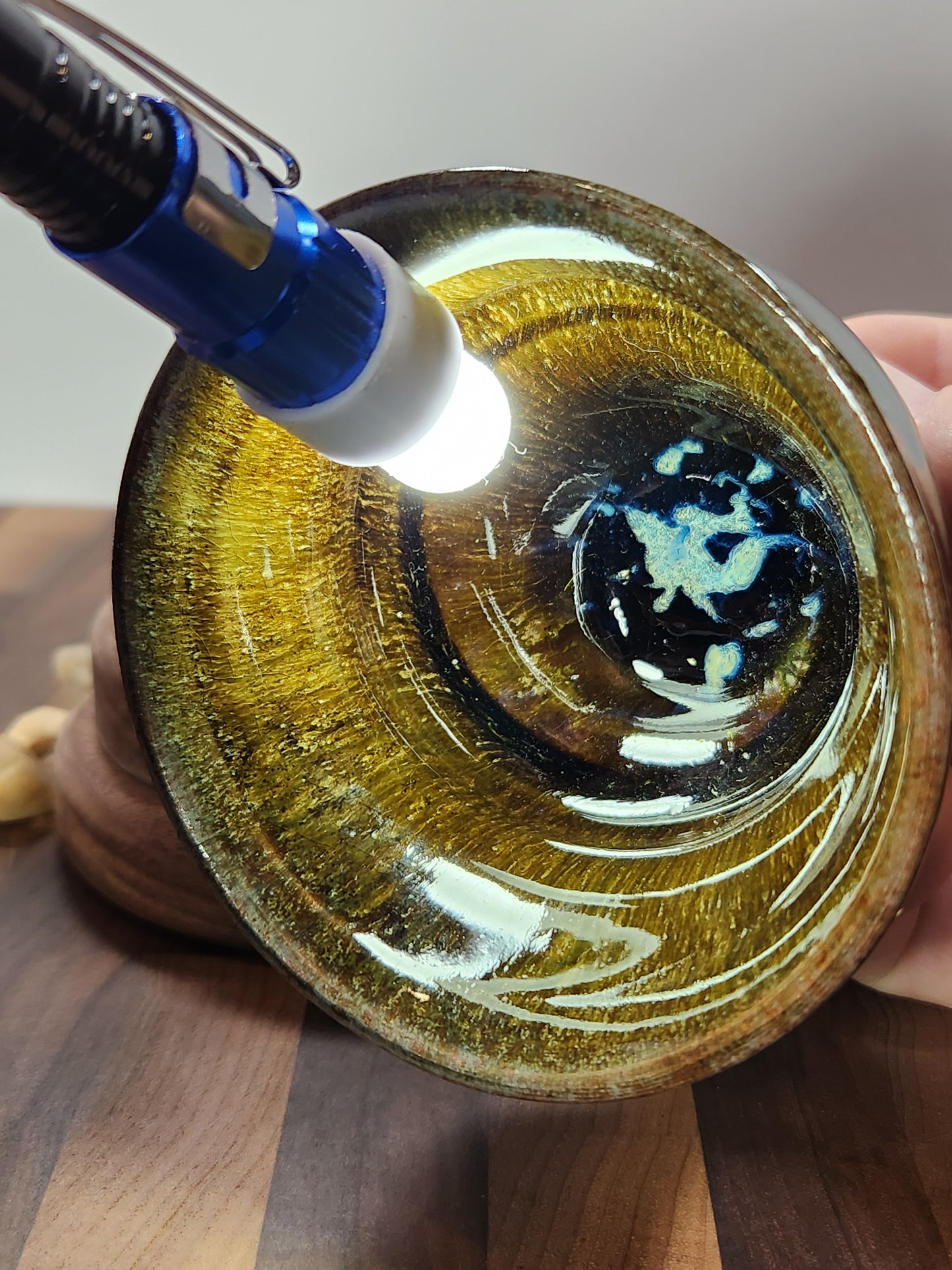 Sleeping Dragon Master Cup with Blue Phoenix Formation Jian Zhan Tea Cup