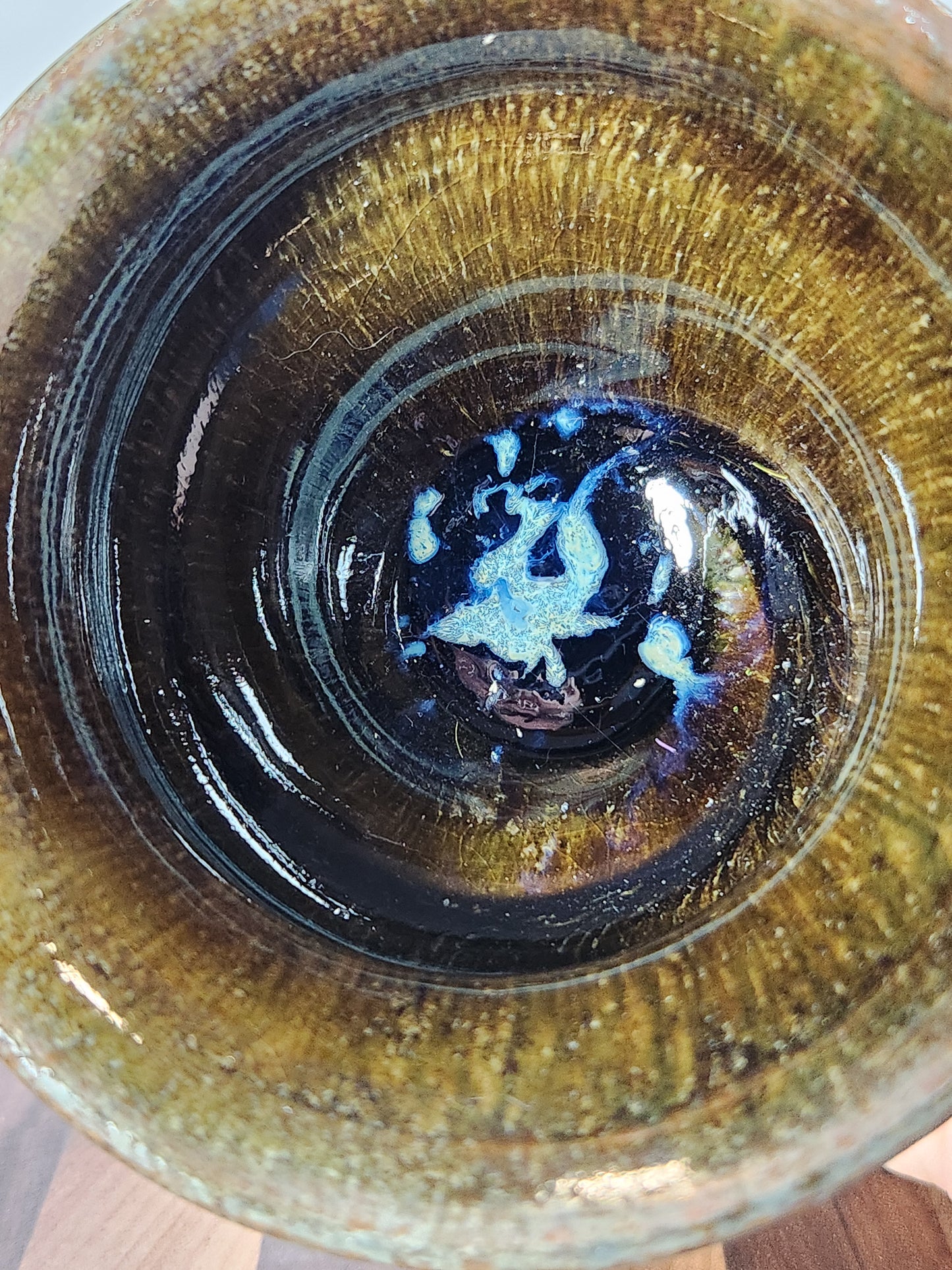 Sleeping Dragon Master Cup with Blue Phoenix Formation Jian Zhan Tea Cup