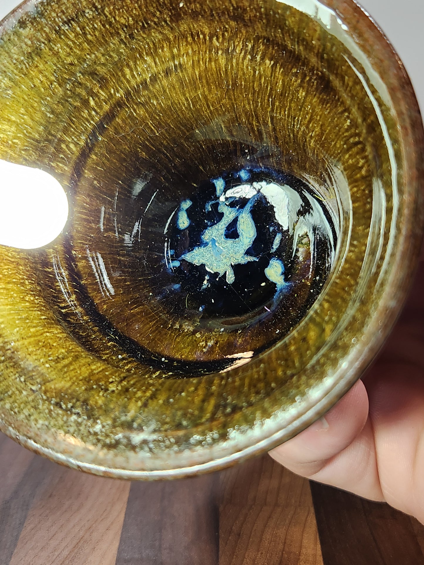 Sleeping Dragon Master Cup with Blue Phoenix Formation Jian Zhan Tea Cup