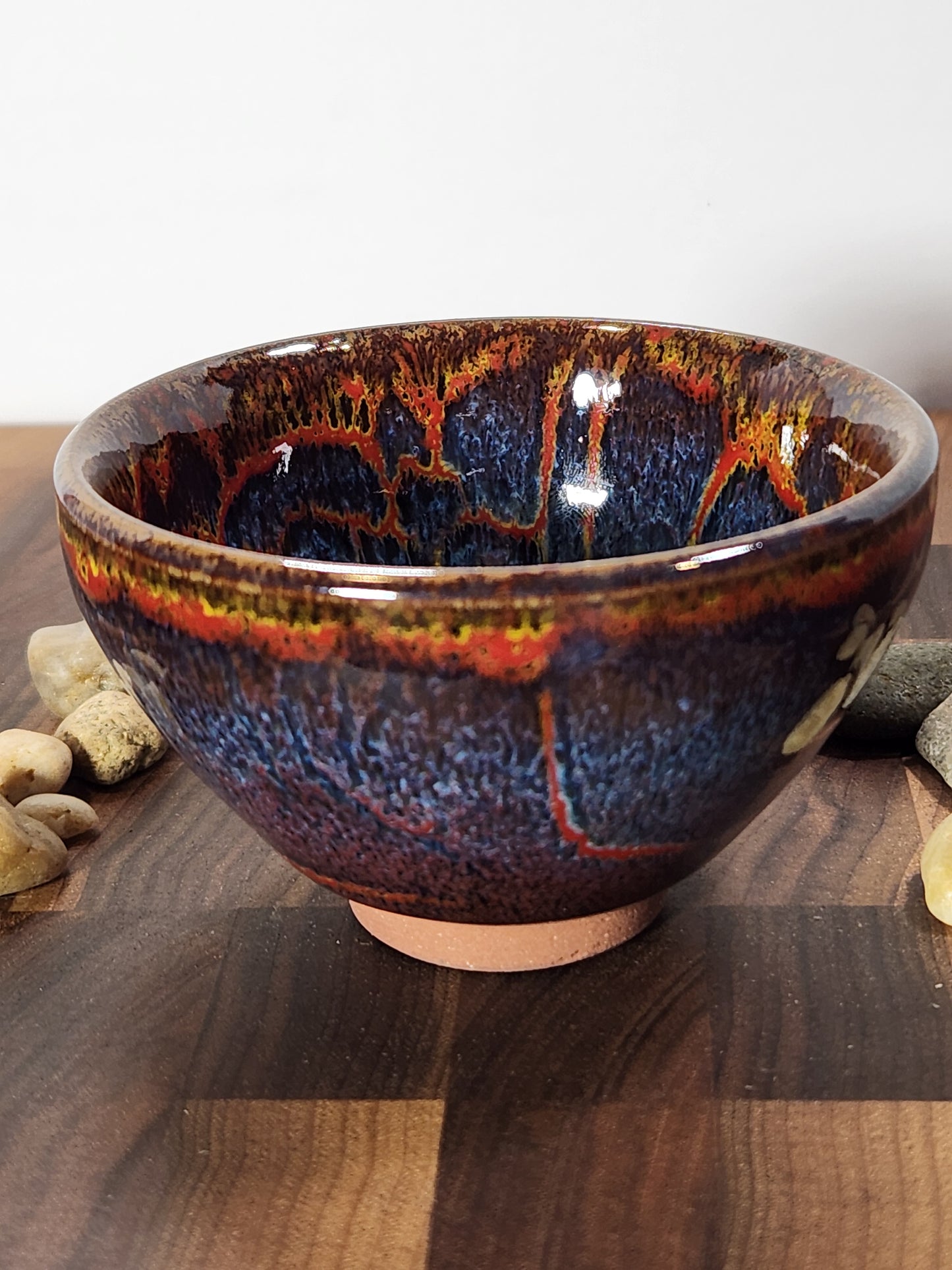 Multi Color Jian Zhan Tea Cup "Sand Storm"
