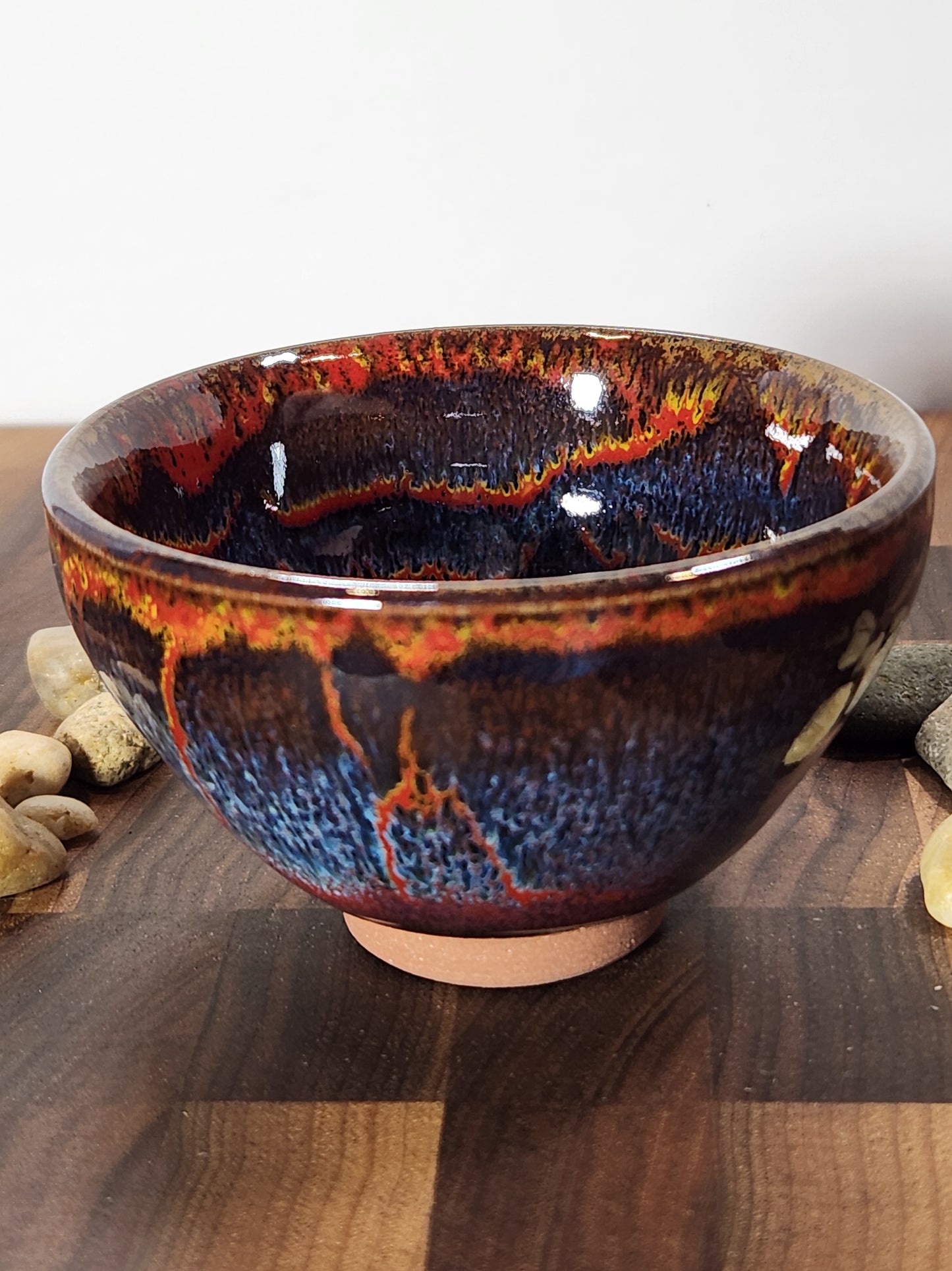 Multi Color Jian Zhan Tea Cup "Sand Storm"