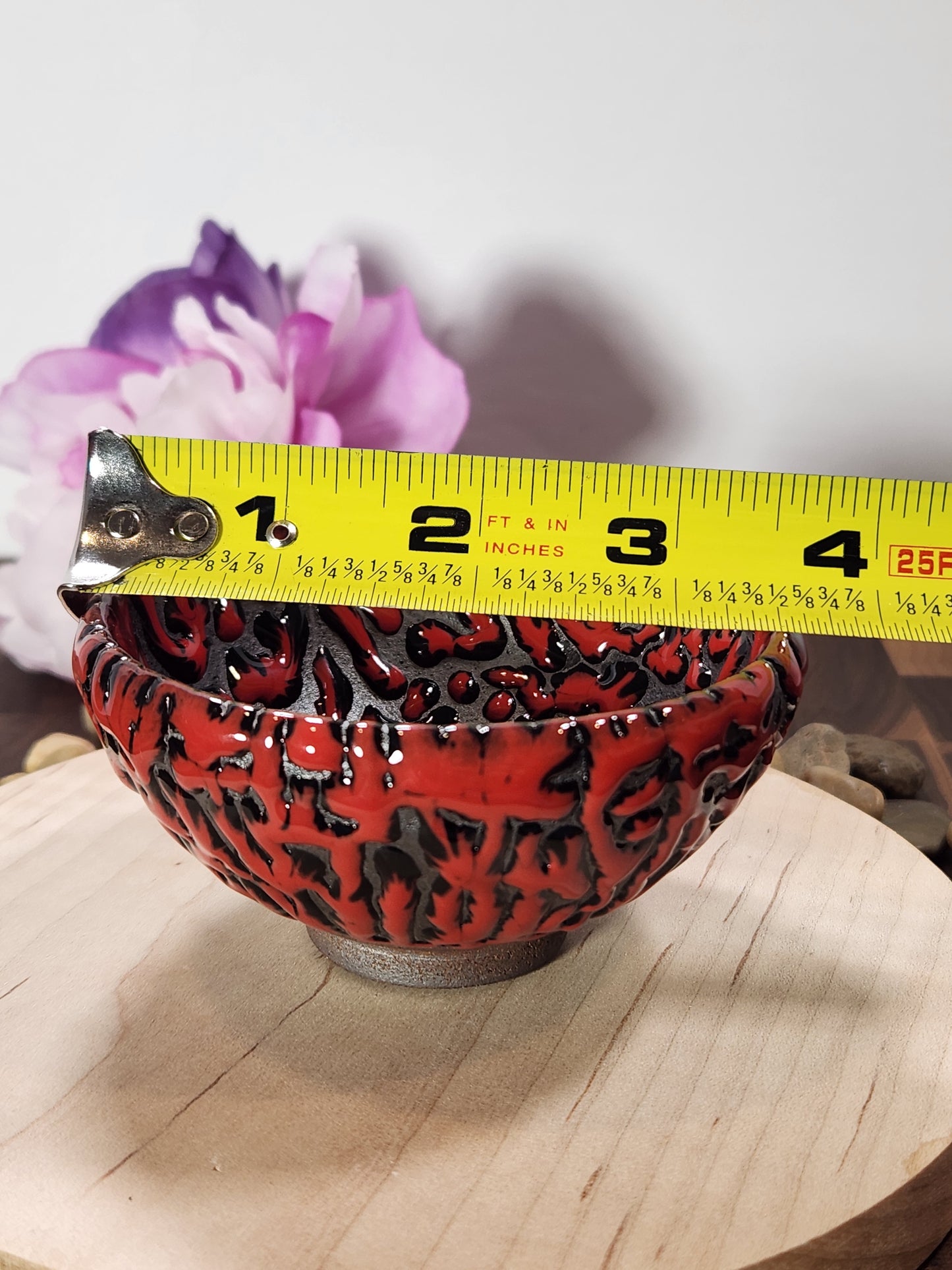Red Wild Beast Jian Zhan Tea Cup Random Patterns