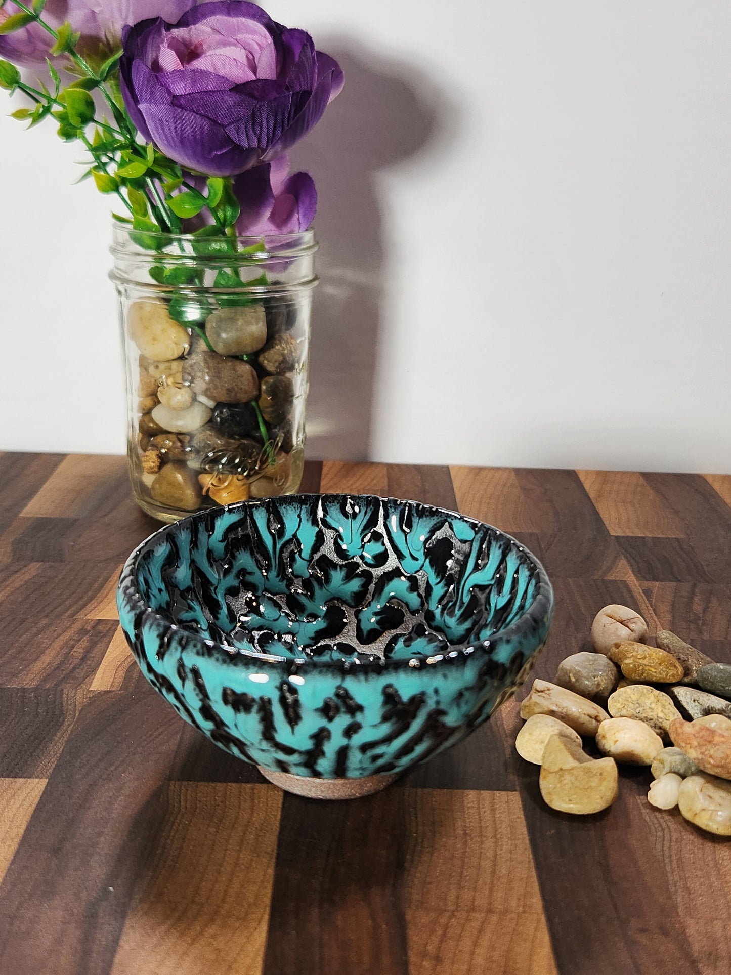Wild Beast Jian Zhan Tea Cup Blue color