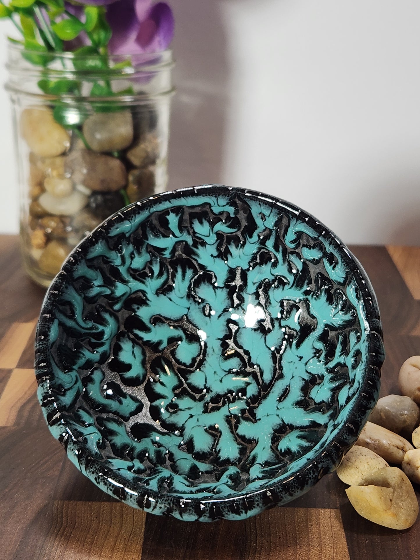 Wild Beast Jian Zhan Tea Cup Blue color