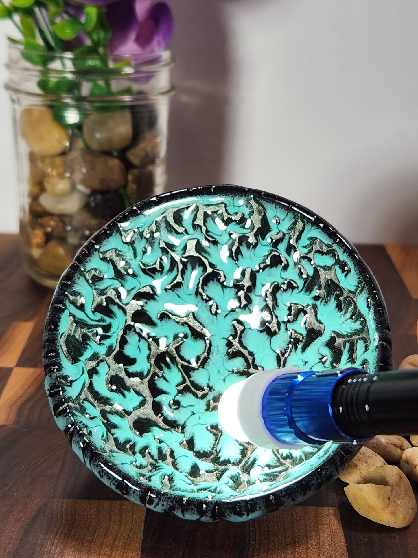 Wild Beast Jian Zhan Tea Cup Blue color