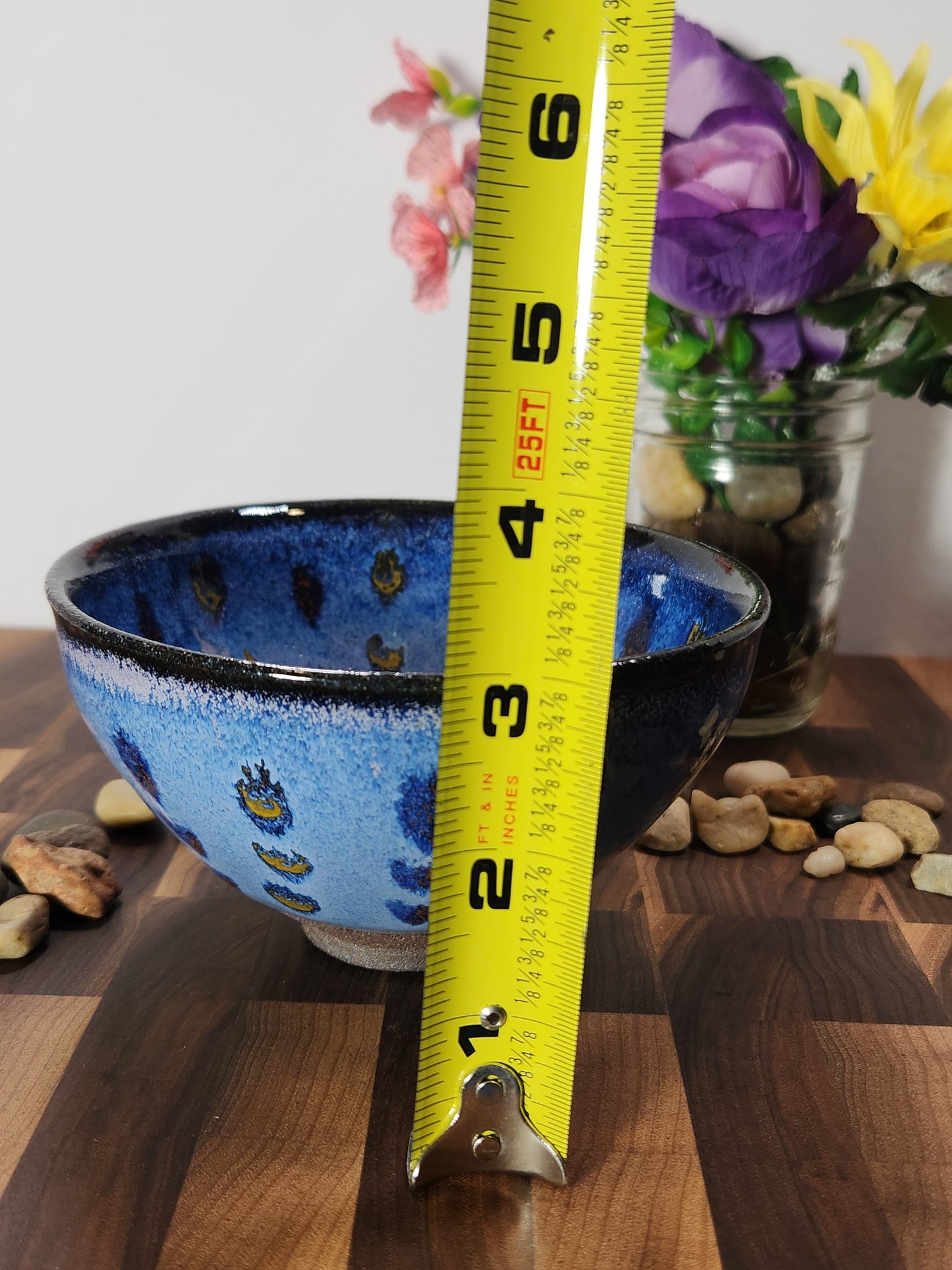 Blue Hearts Jian Zhan Tea Bowl