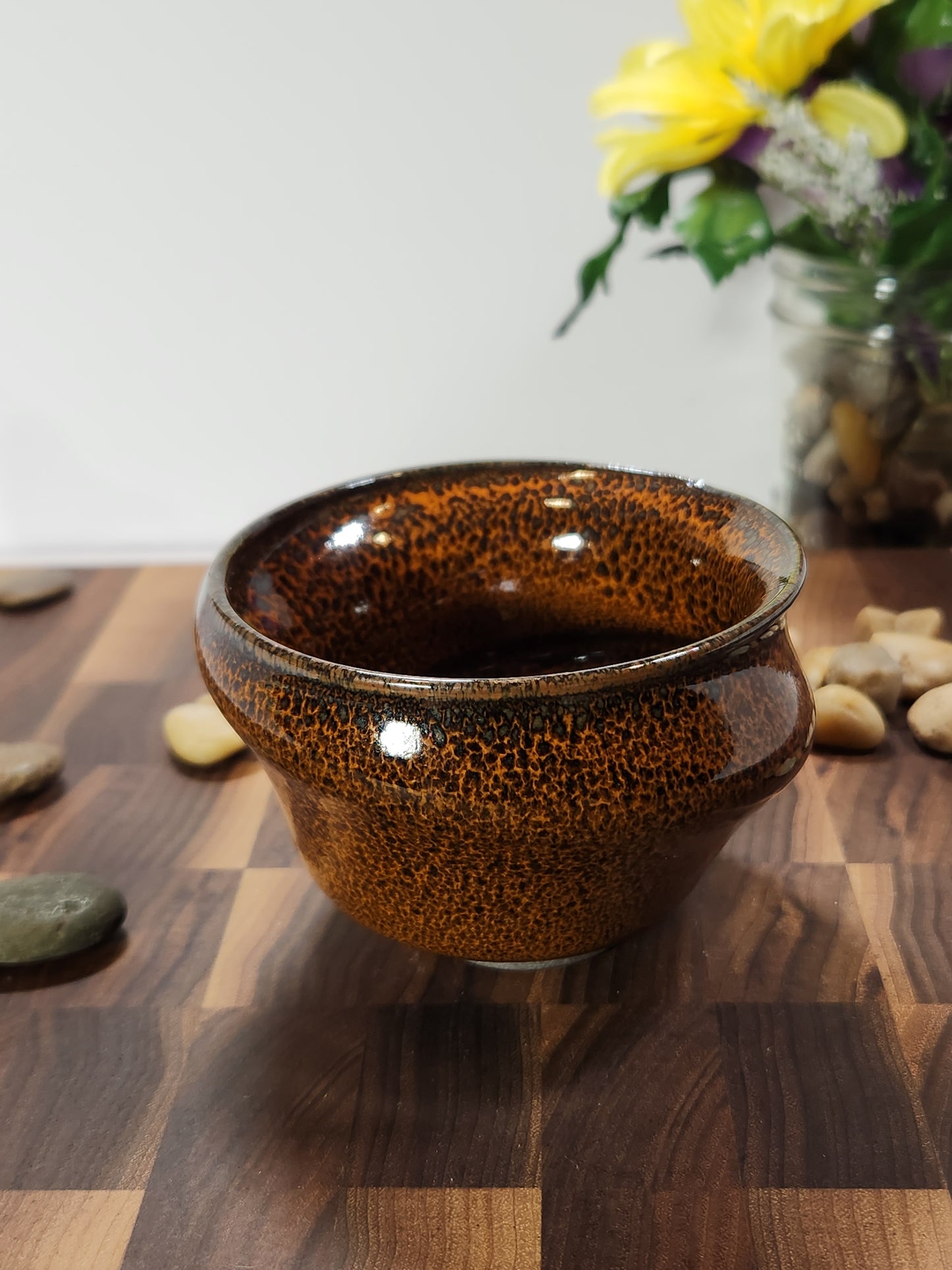 Partridge Feather Glaze Sleeping Dragon Tea Cup
