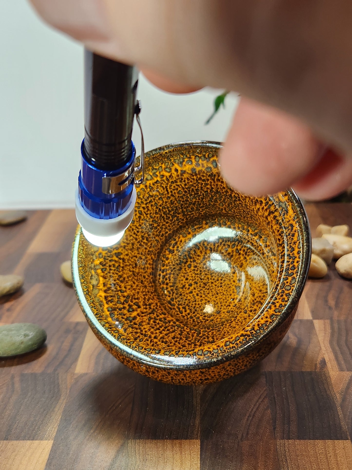 Partridge Feather Glaze Sleeping Dragon Tea Cup