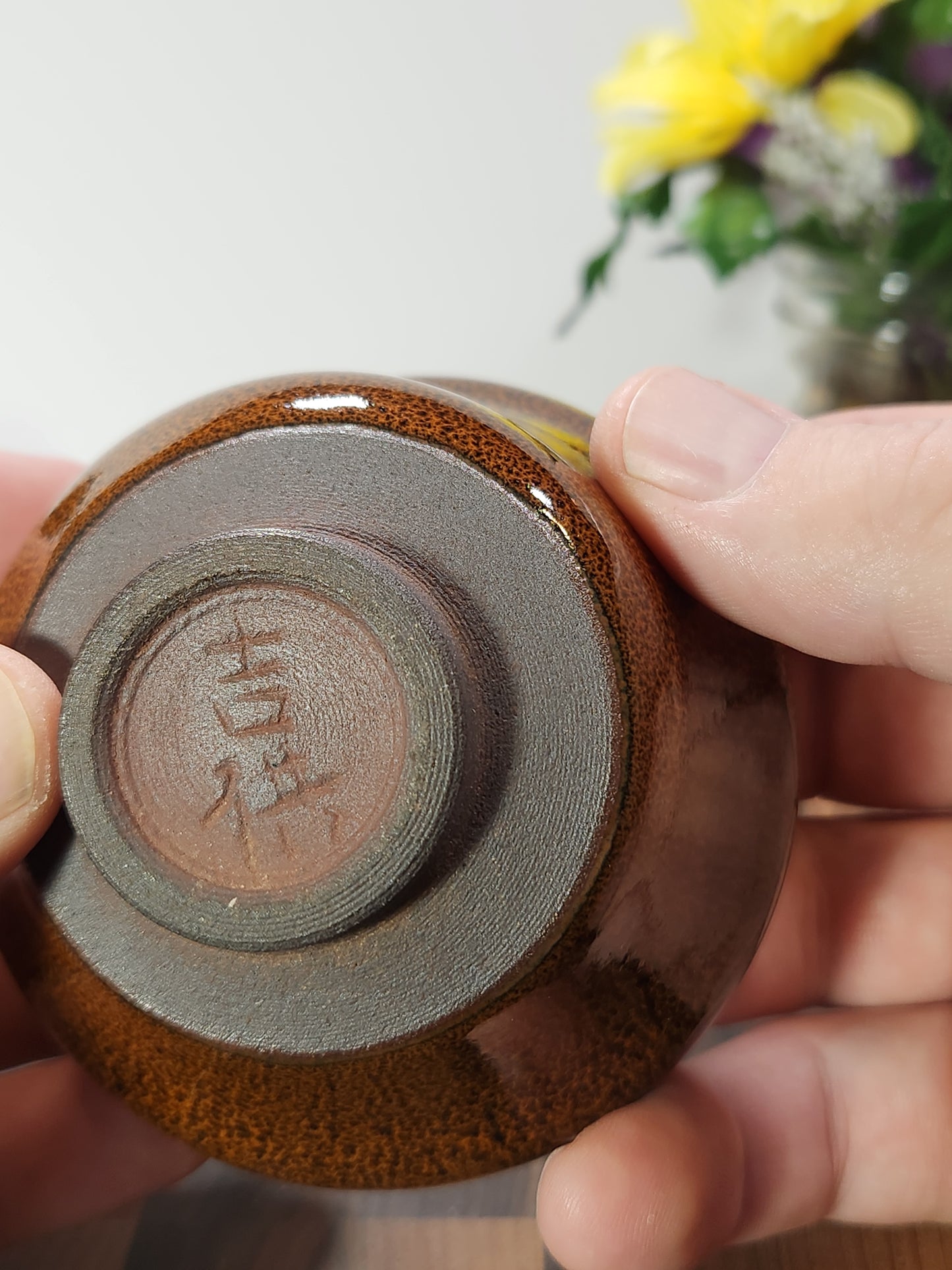 Partridge Feather Glaze Sleeping Dragon Tea Cup