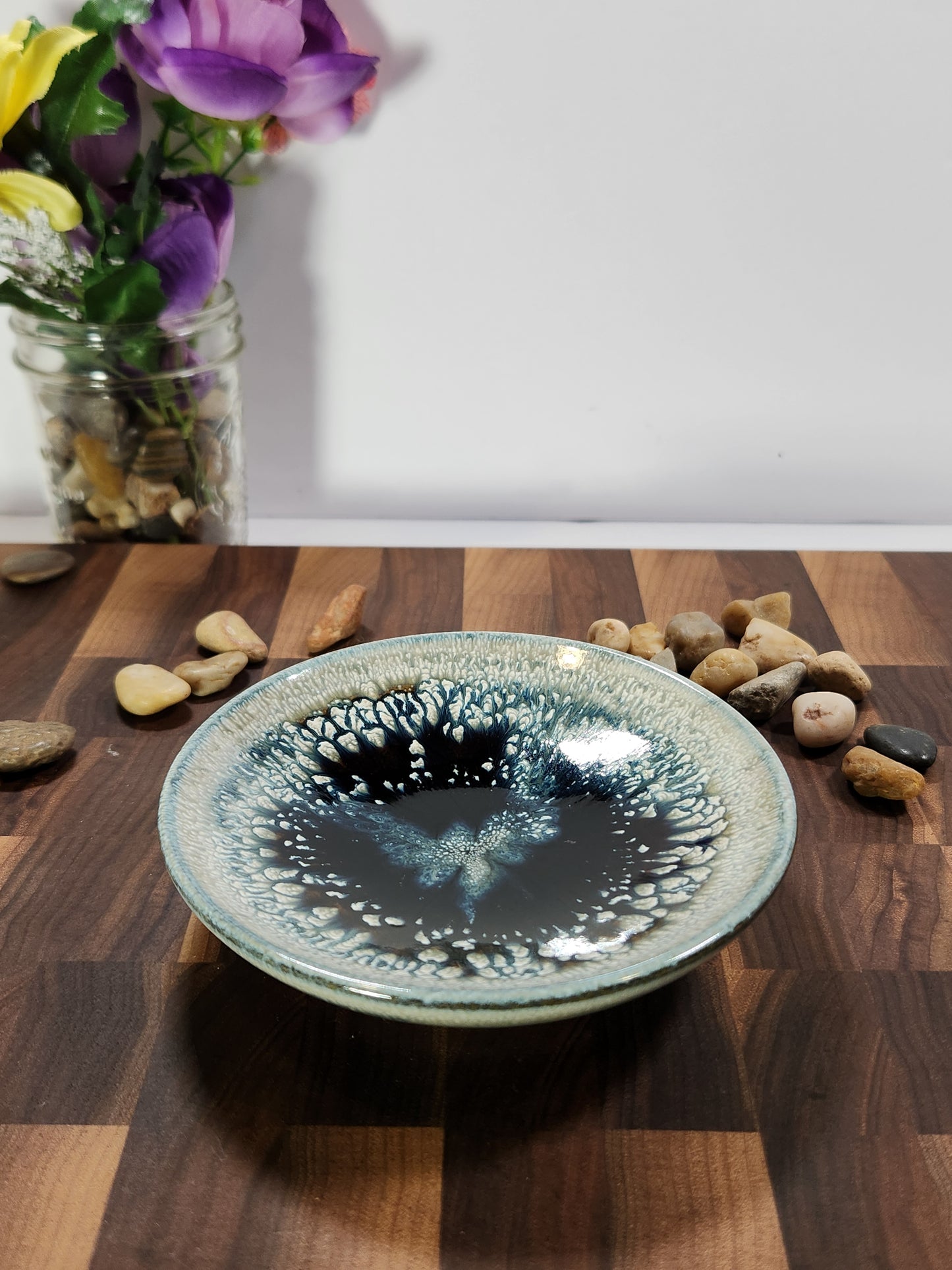 Phoenix Bloom Peony Glaze Tea Plate