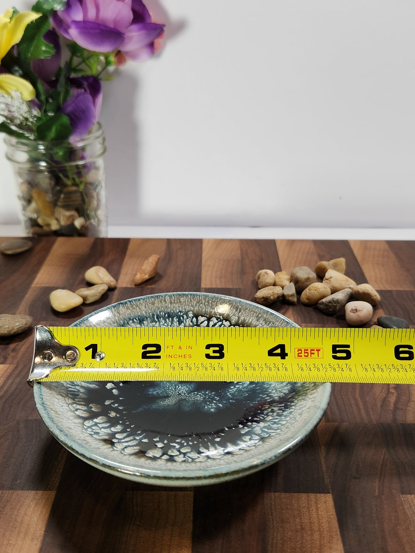 Phoenix Bloom Peony Glaze Tea Plate
