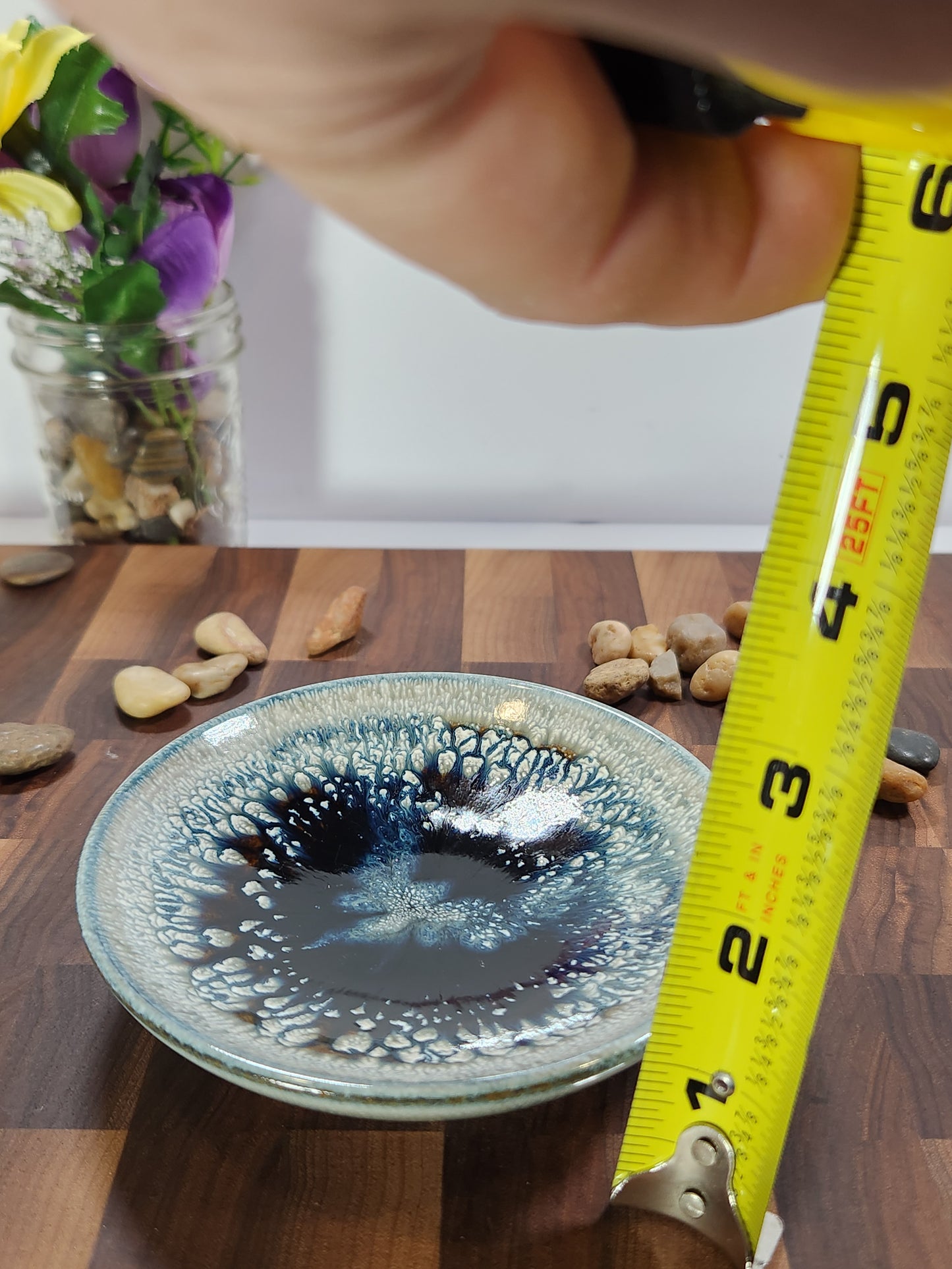 Phoenix Bloom Peony Glaze Tea Plate