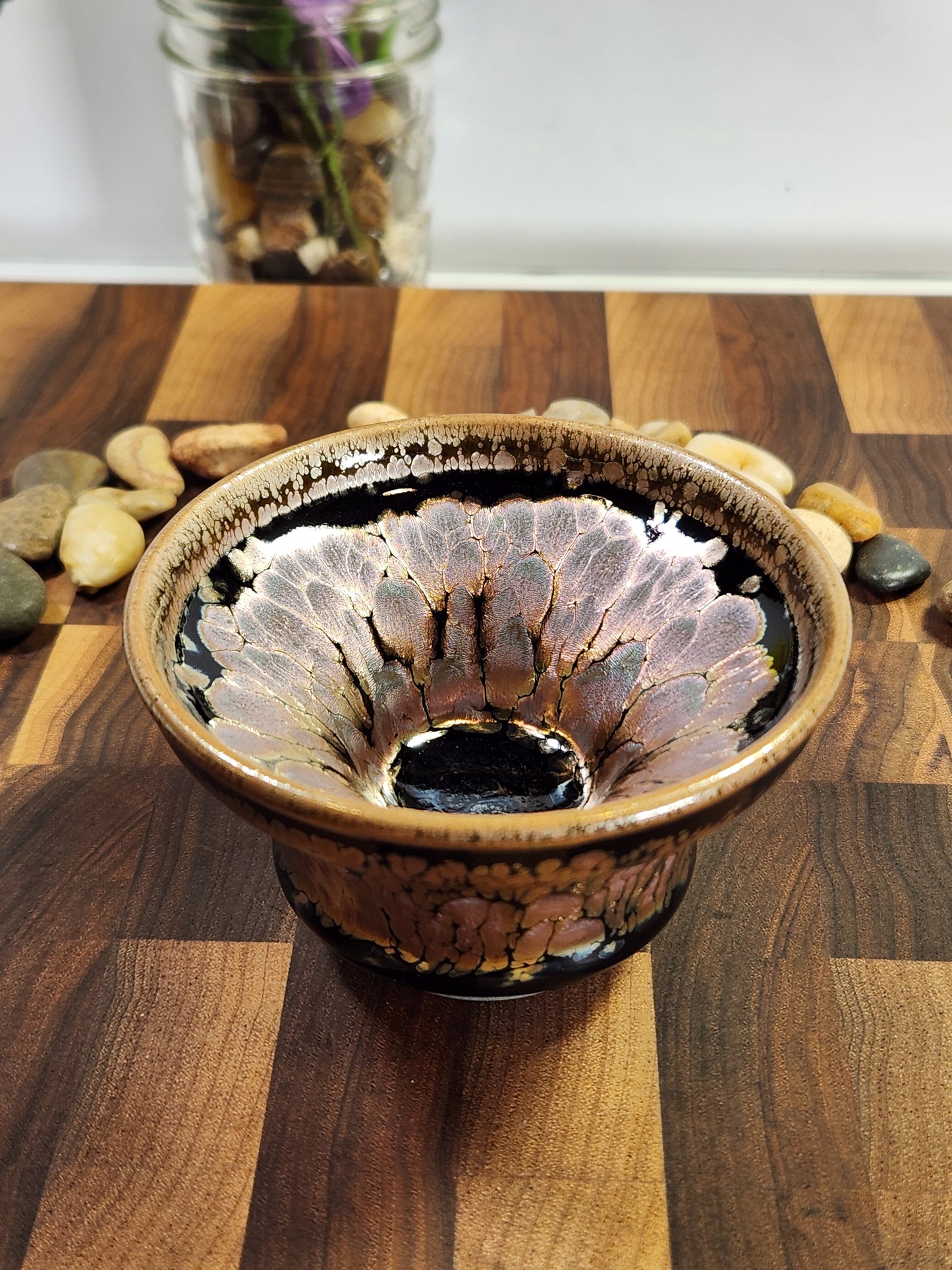 Magnolia-Shaped Rose Gold Hundred Flower Cup