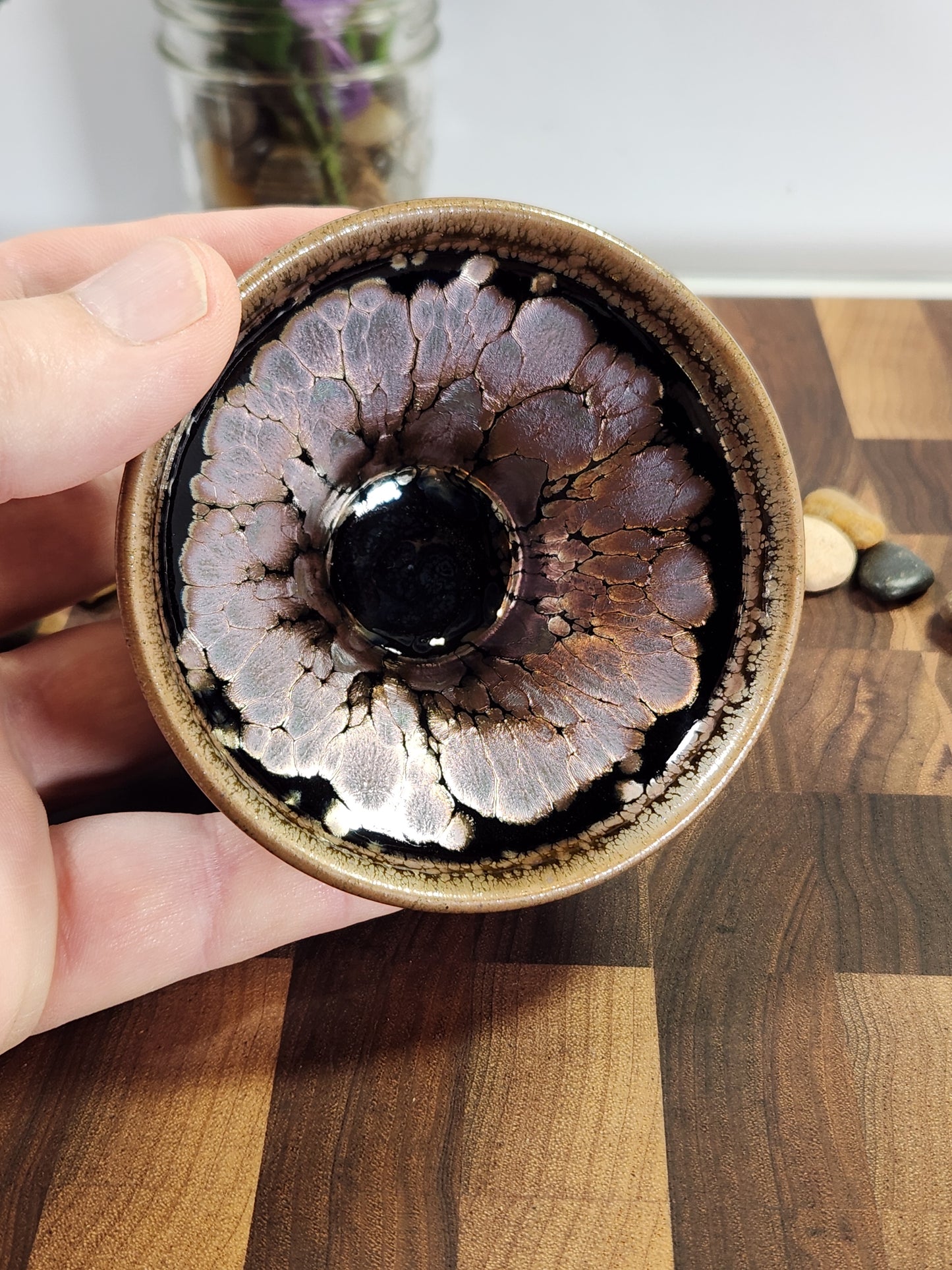 Magnolia-Shaped Rose Gold Hundred Flower Cup