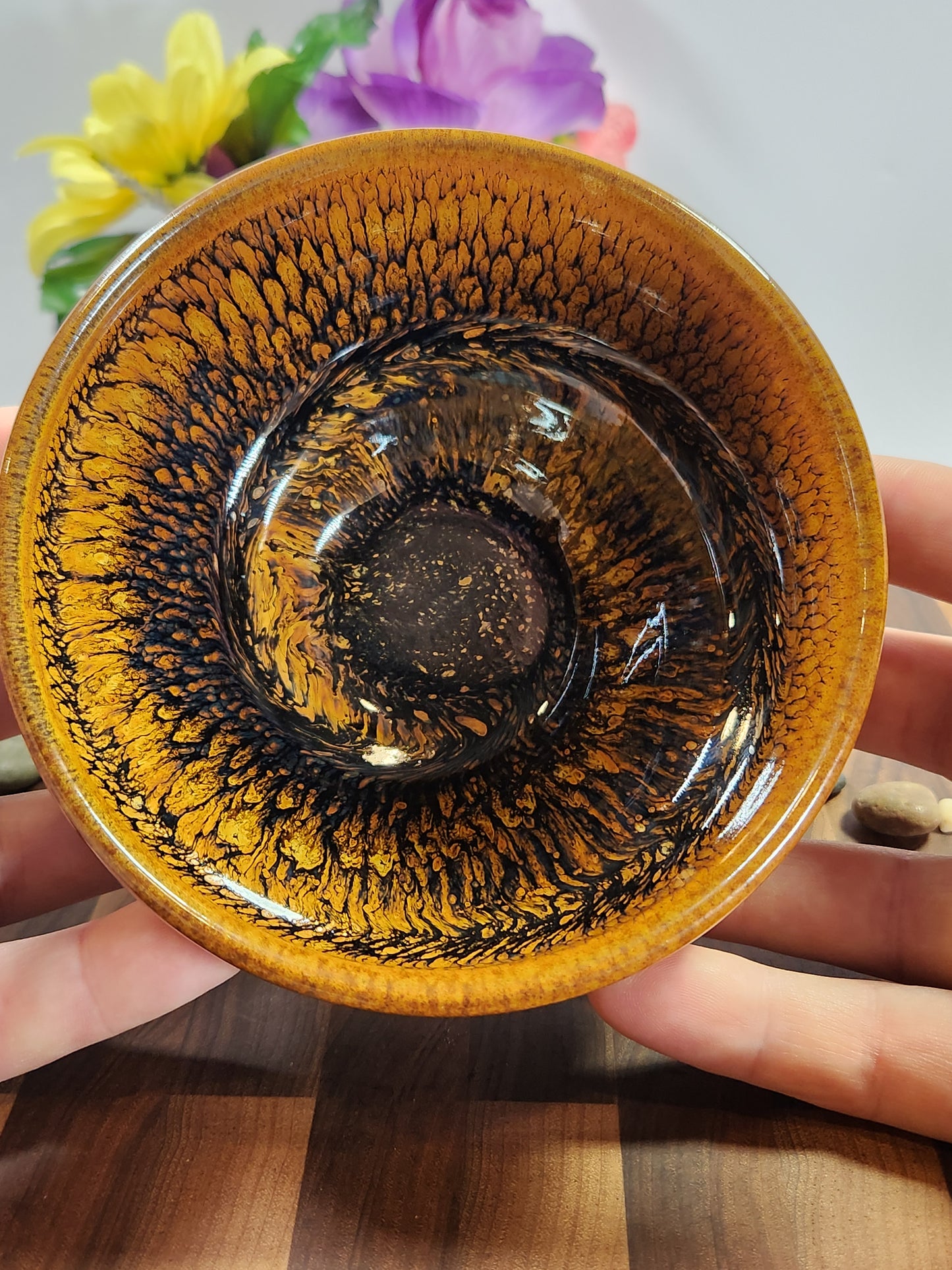 Master Lian Hong Da Giant Partridge Feather Sleeping Dragon Bowl