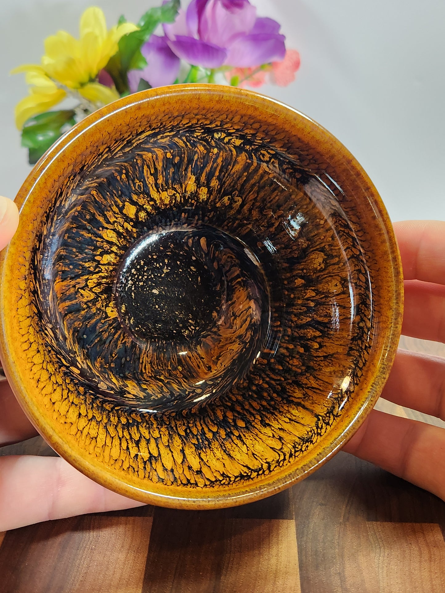 Master Lian Hong Da Giant Partridge Feather Sleeping Dragon Bowl