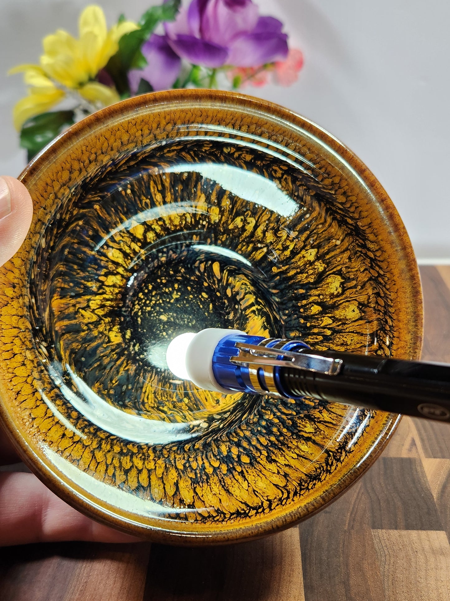 Master Lian Hong Da Giant Partridge Feather Sleeping Dragon Bowl