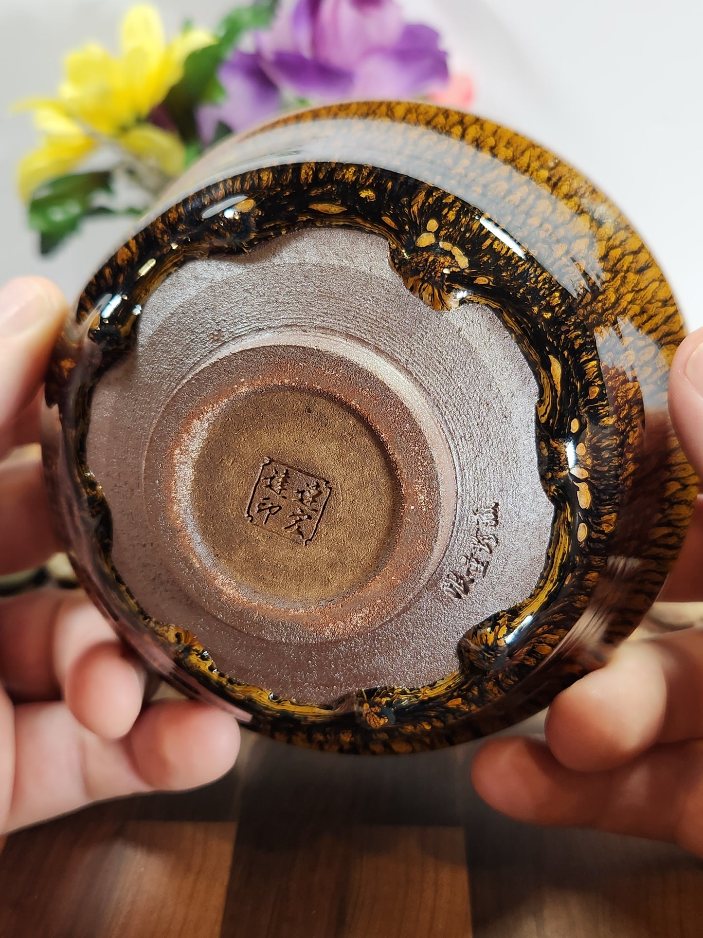 Master Lian Hong Da Giant Partridge Feather Sleeping Dragon Bowl