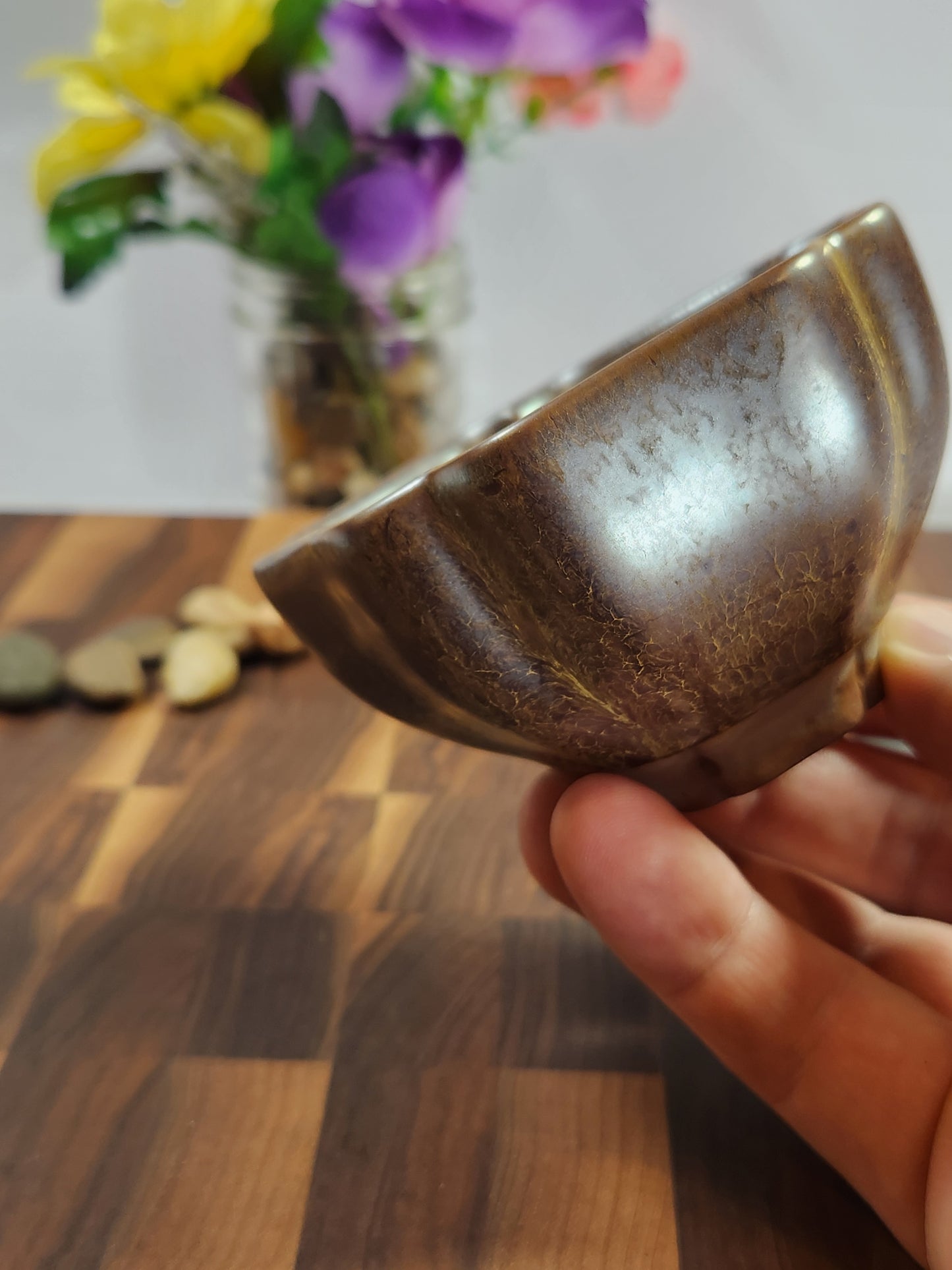 Master Lian Hong Da Silver Vein Flower-Shaped Cup