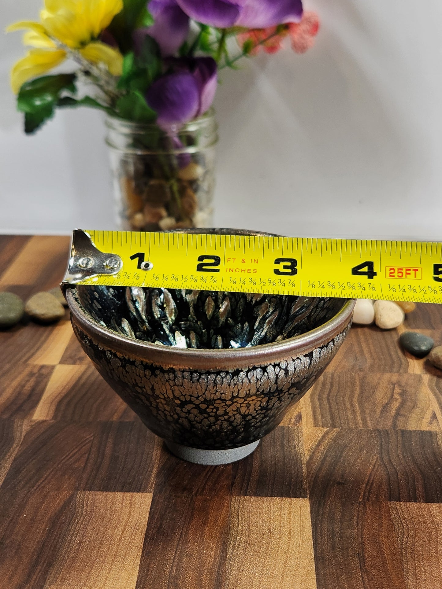 Peacock Feather Oil-Spot Jian-Style Tea Bowl