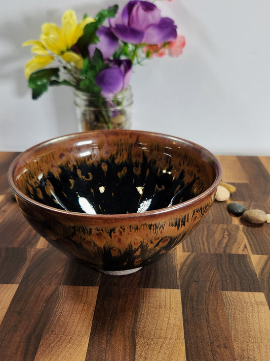 Copper Flame Kiln-Transformation Tea Bowl. (Copy)