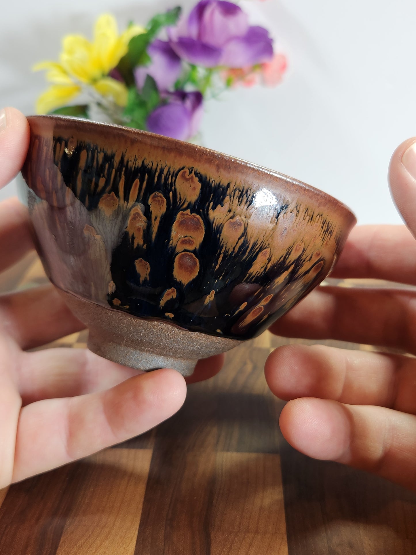 Copper Flame Kiln-Transformation Tea Bowl.