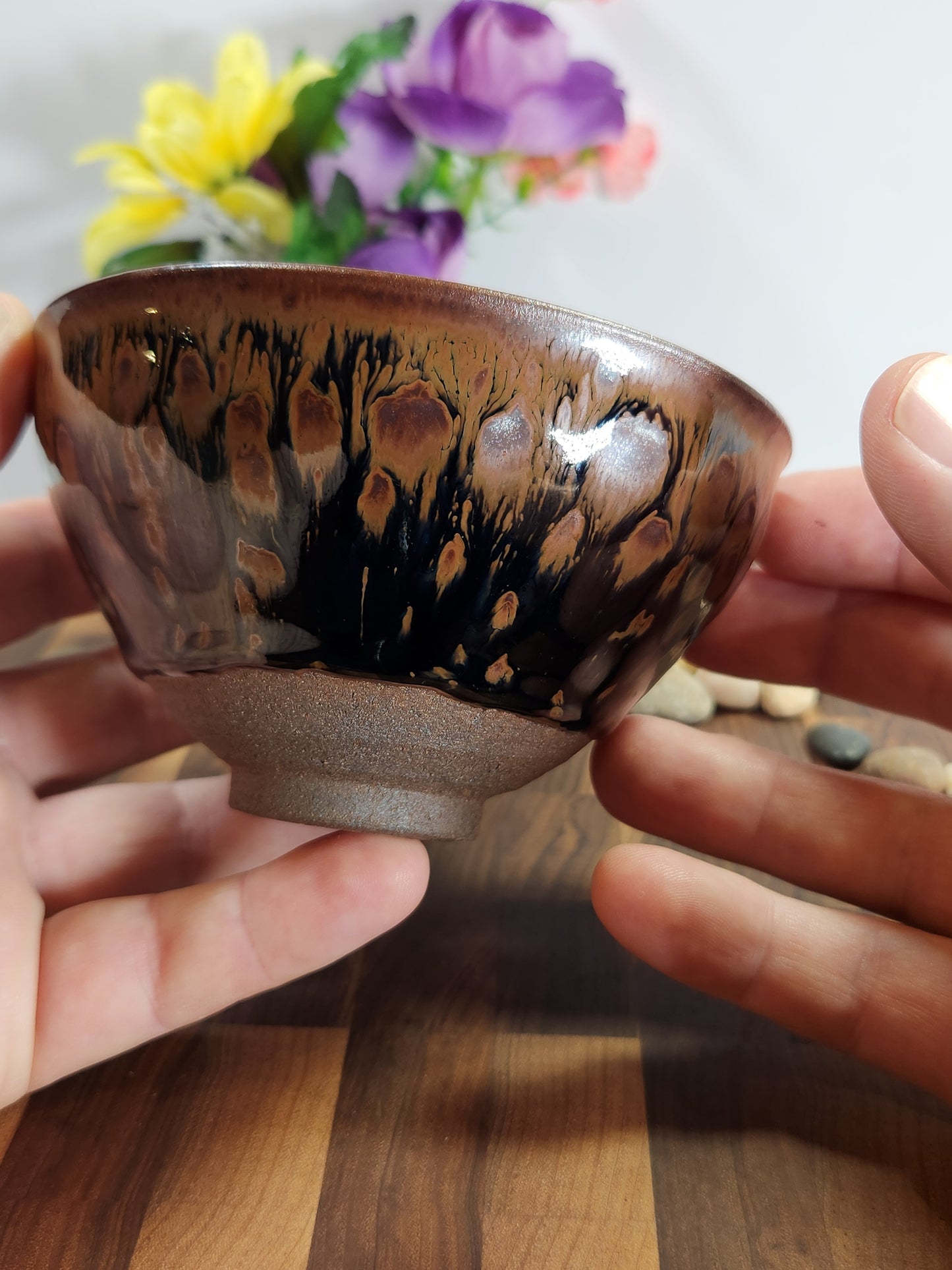 Copper Flame Kiln-Transformation Tea Bowl.