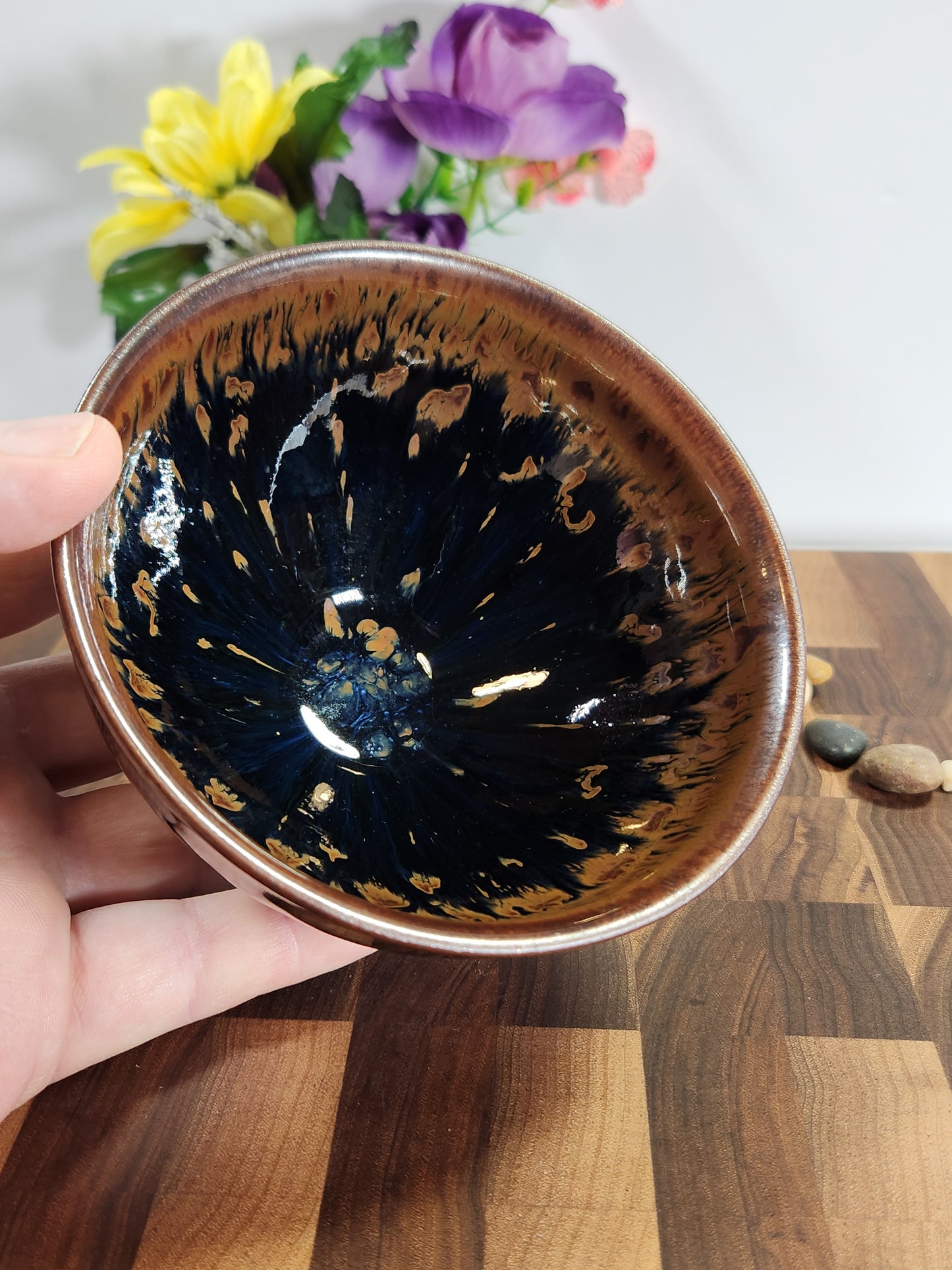 Copper Flame Kiln-Transformation Tea Bowl.
