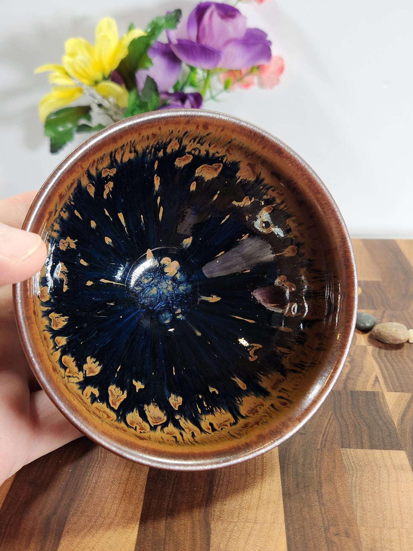 Copper Flame Kiln-Transformation Tea Bowl.